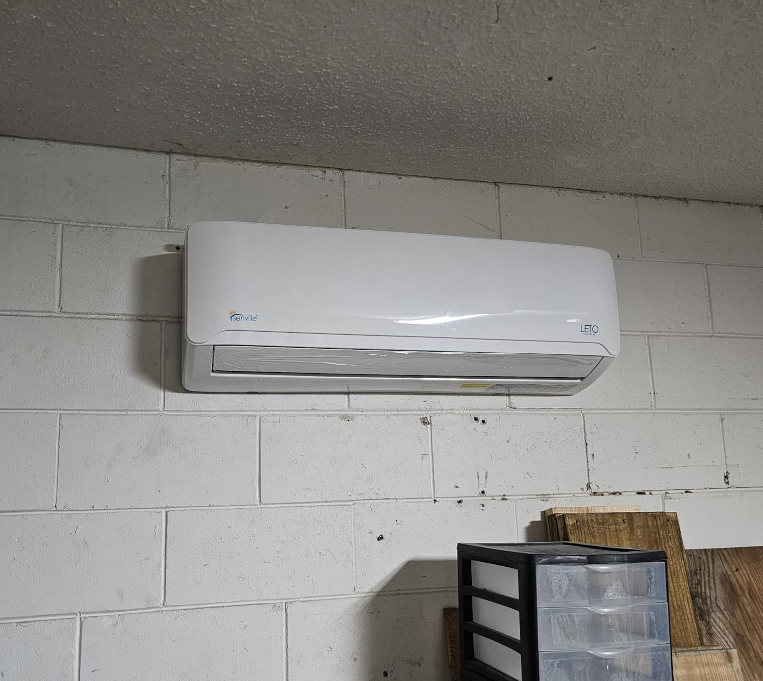 Senville LETO Mini Split Air Conditioner, Heat Pump, White, 18000 BTU customer photo 1