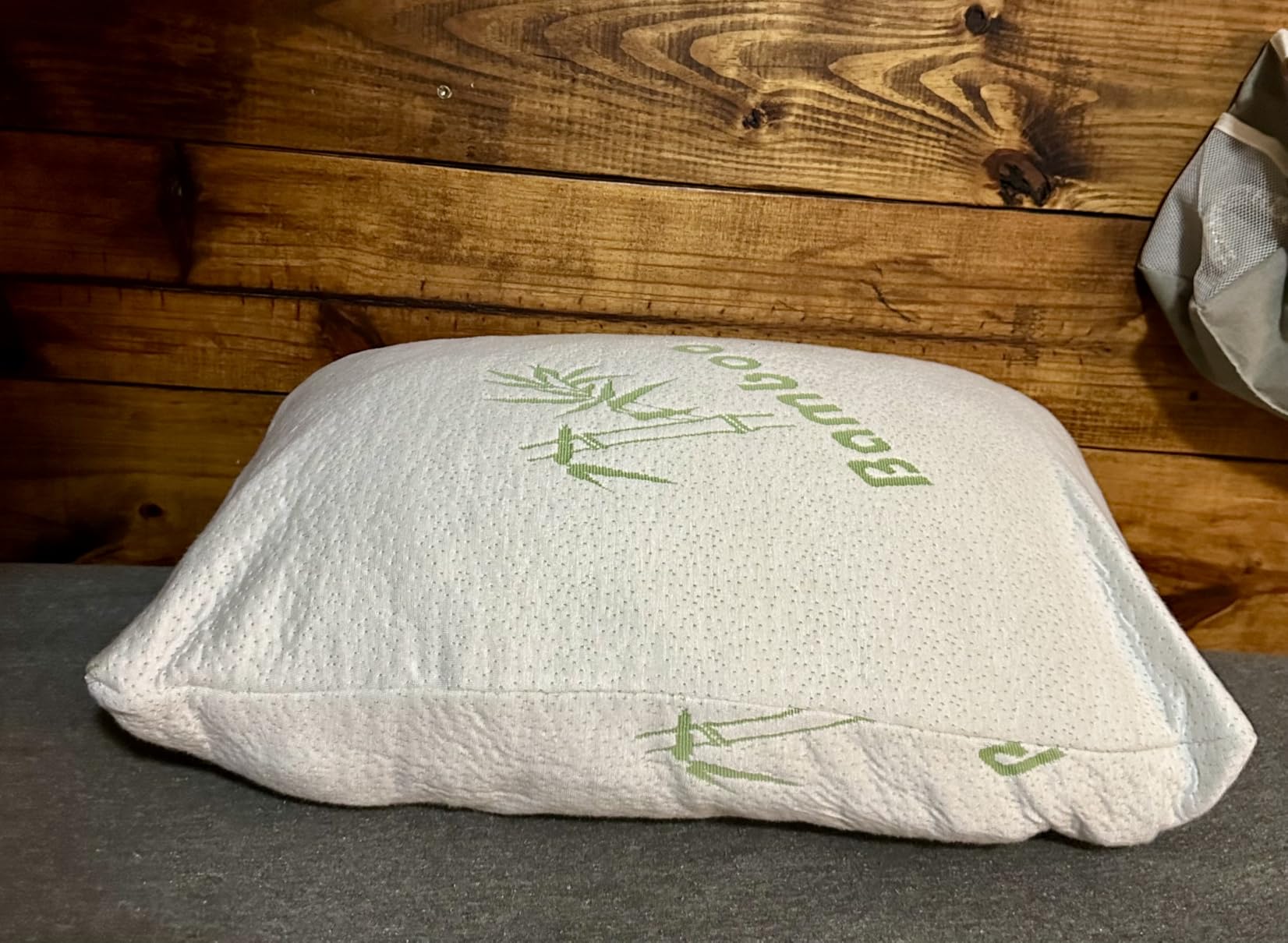 Memory Foam Pillows Queen Size Set of 2 - Cooling Bed Pillows for Sleeping - Back, Stomach, Side Sleeper Firm, Comfy Cool Shredded - 2 Pack, Rayon Derived from Bamboo customer photo 1