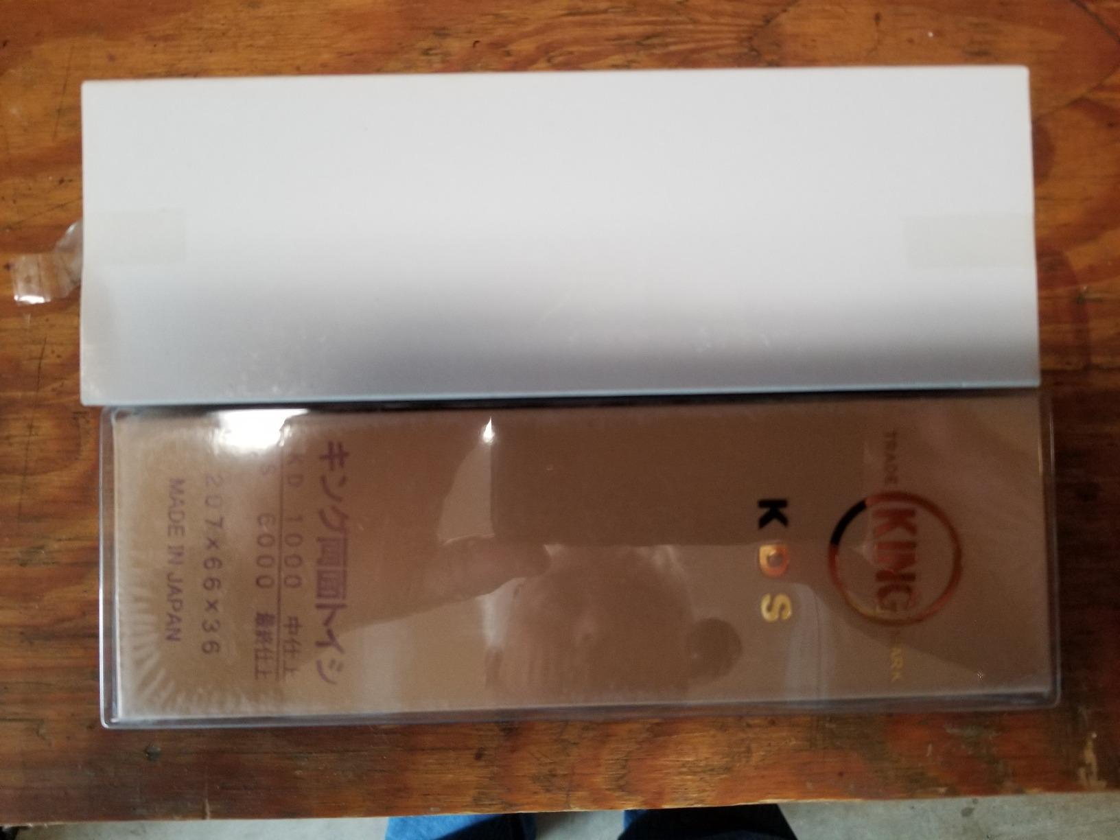 King KDS Whetstone 1000/6000 Grit, Double-Sided (Stone Only) customer photo 1