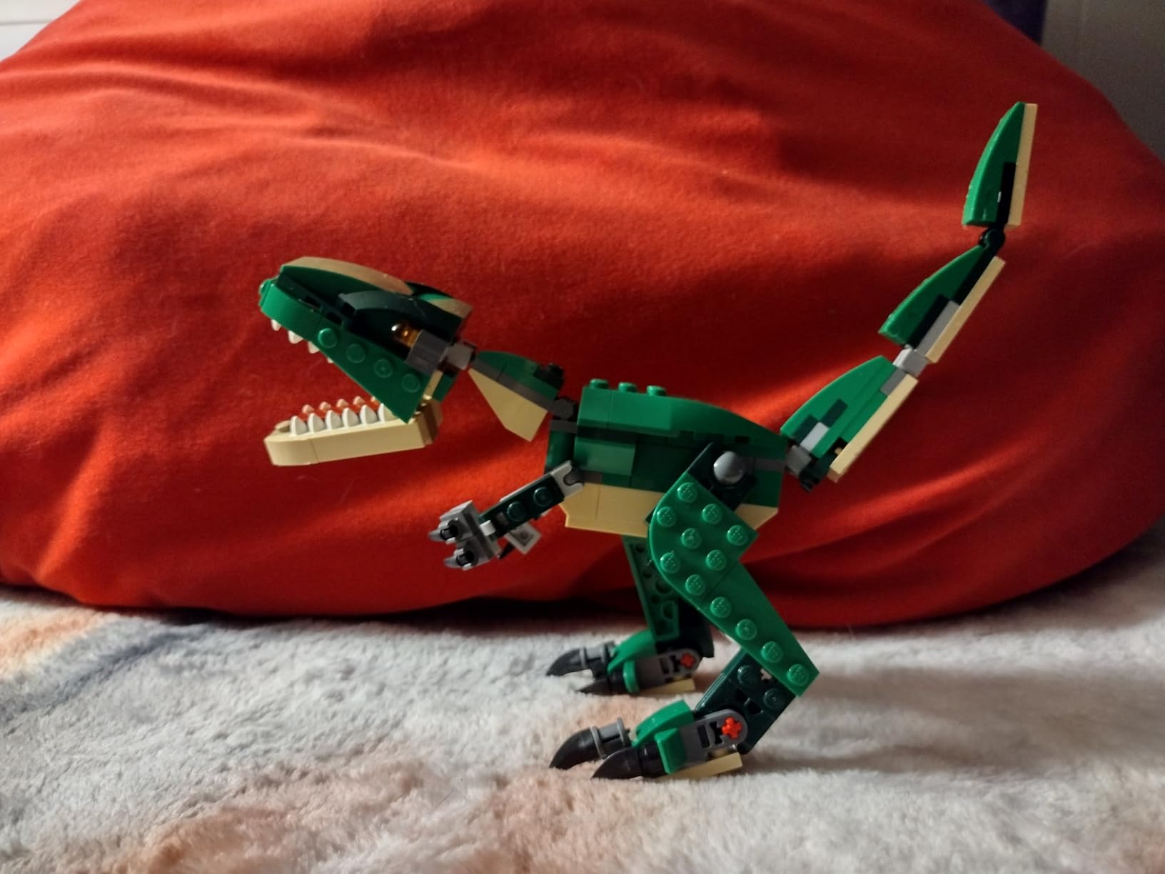 LEGO Creator 3 in 1 Mighty Dinosaur Toy, Transforms from T. rex to Triceratops to Pterodactyl Dinosaur Figures, Great Gift for 7-12 Year Old Boys & Girls, 31058 customer photo 1