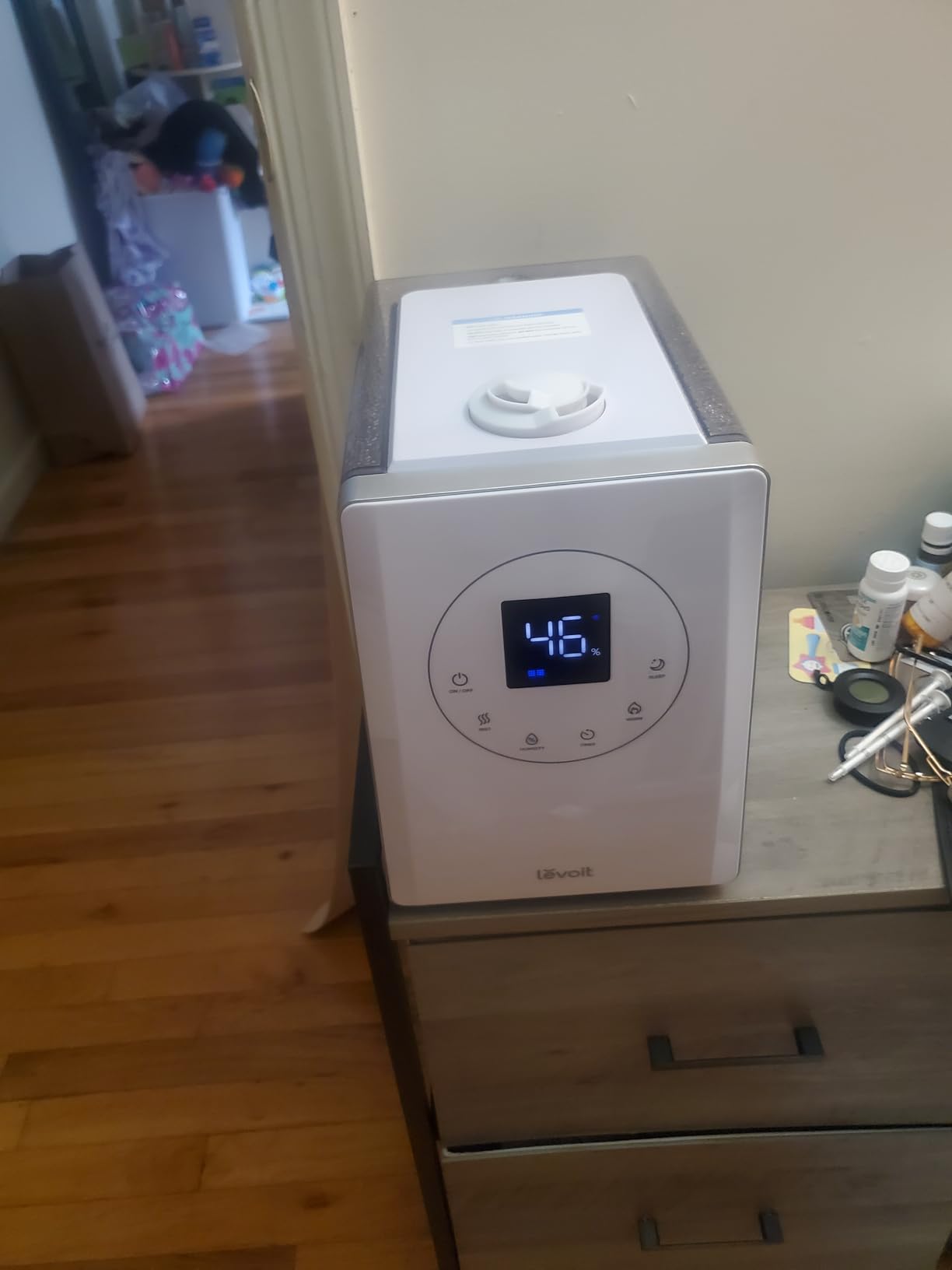 Levoit Humidifiers for Bedroom Large Room Home, Warm and Cool Mist, White customer photo 1