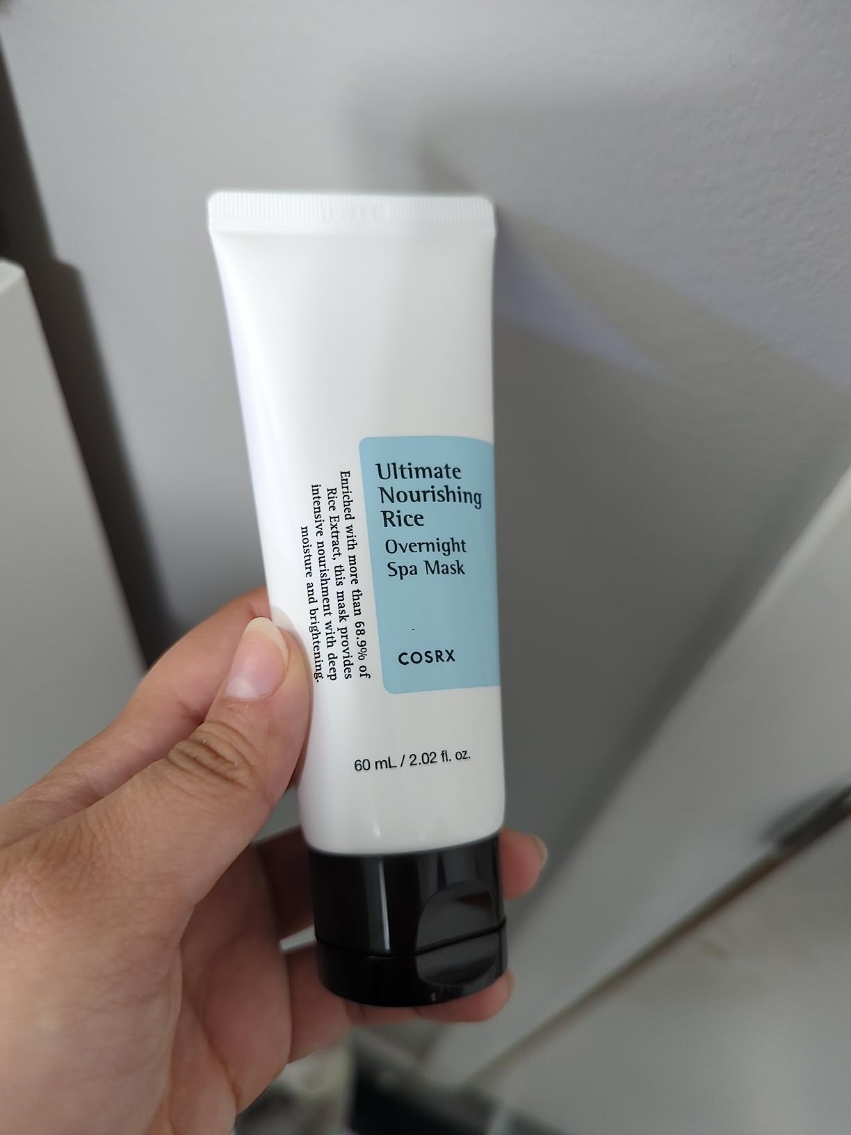 COSRX Ultimate Nourishing Rice Overnight Spa Mask, Niacinamide, 2.02fl.oz customer photo 2