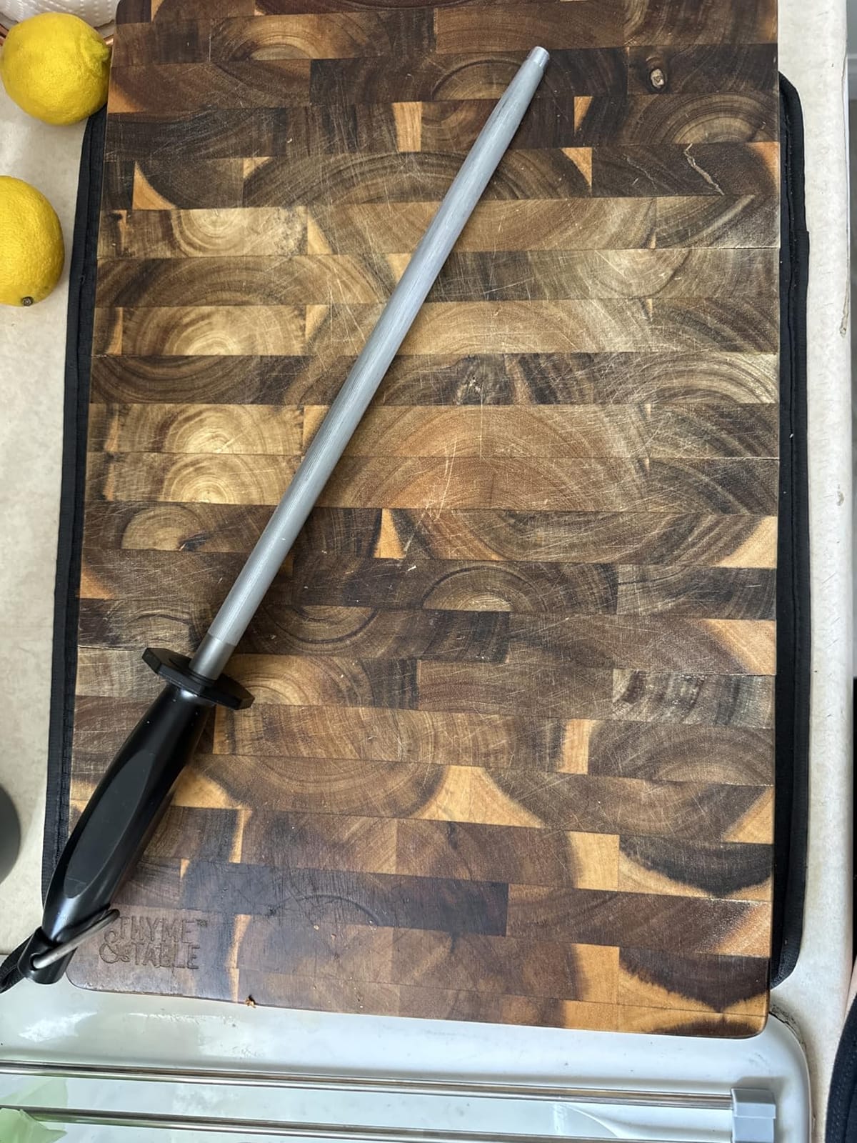 Utopia Kitchen Knife Sharpener Rod 12 Inch Honing Rod for Sharpening customer photo 1