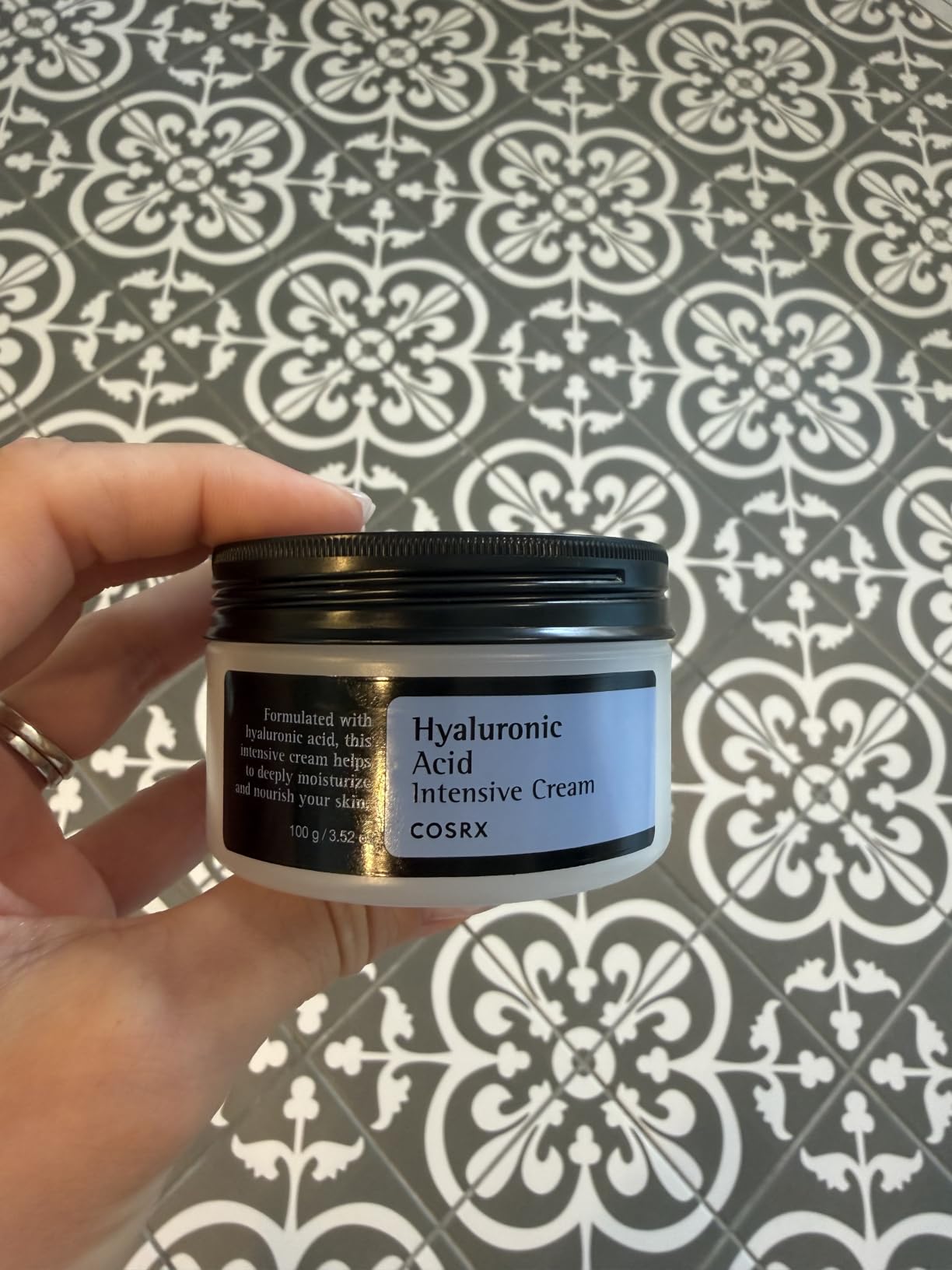 COSRX Hyaluronic Acid Cream, Daily Moisturizer for Sensitive Skin, 3.52 oz customer photo 2