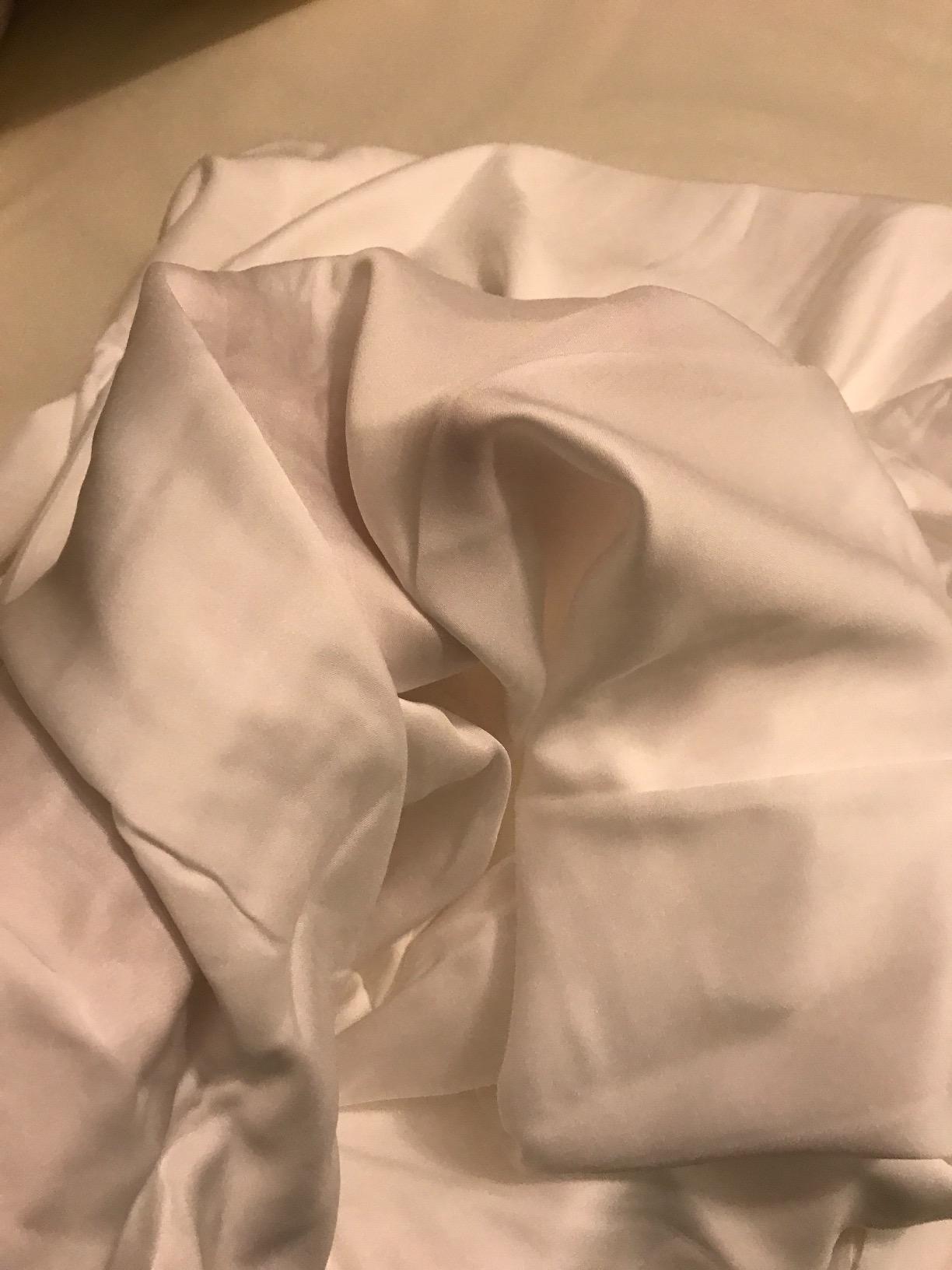 Hotel Sheets Direct 4 Piece Bed Sheet Set King Size, 100% Viscose Derived from Bamboo Sheets Set with 2 Pillowcases, Cooling & Breathable Luxury Bedding, Moisture-Wicking & Silky Soft Texture, Sand customer photo 1
