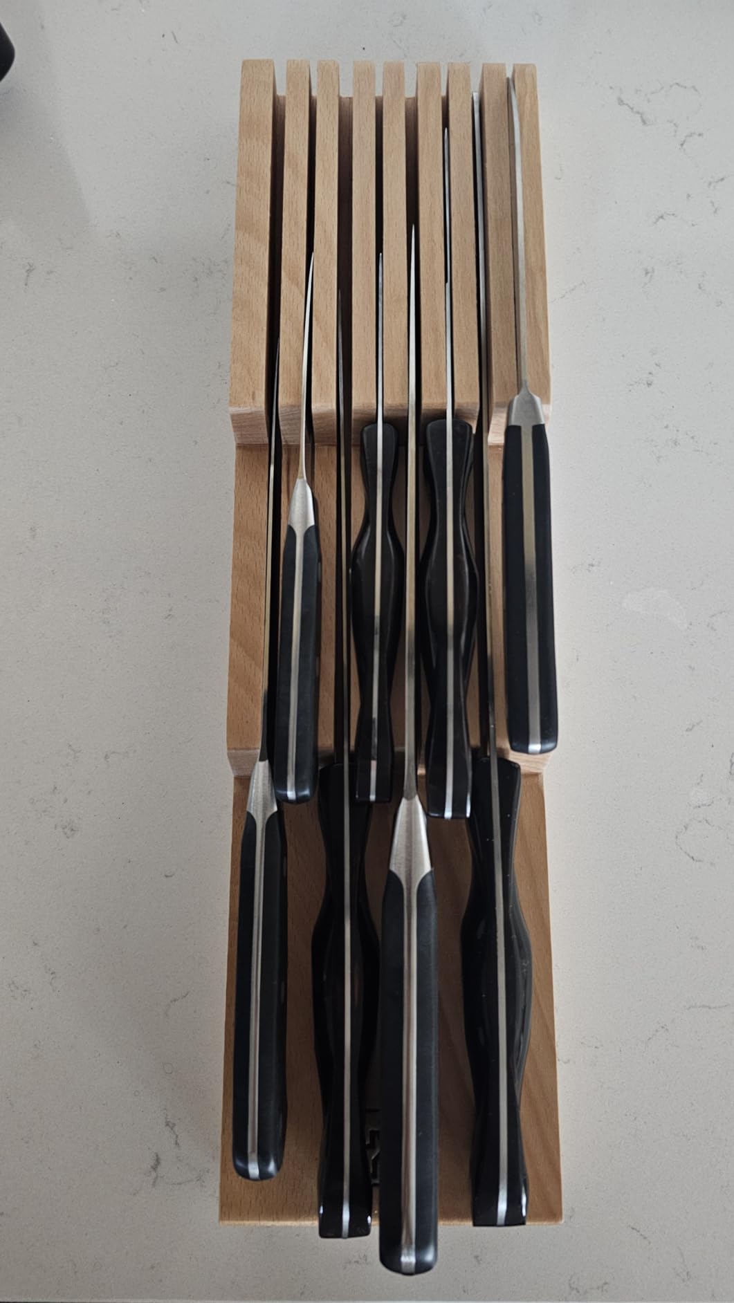 Zwilling 8-Slot In Drawer Knife Block, Beechwood customer photo 2