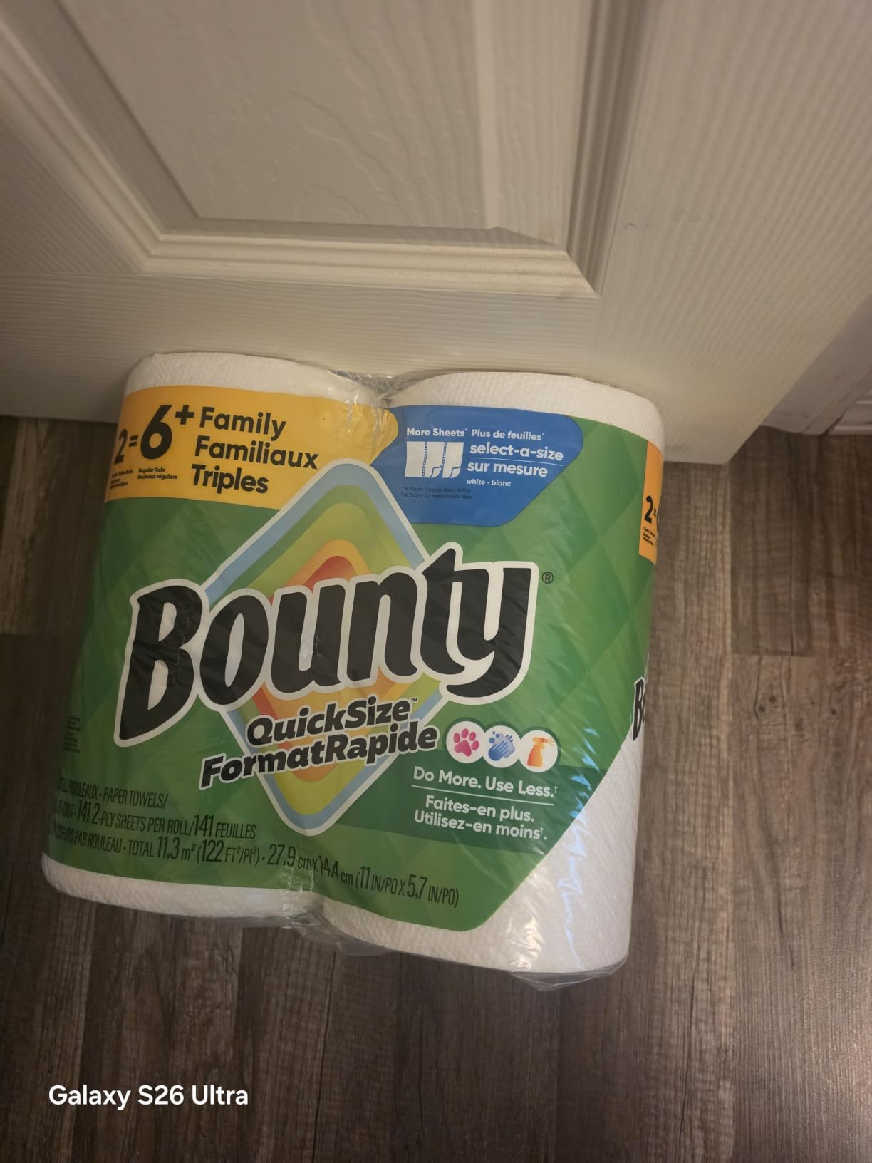Bounty Paper Towels Quick Size, White, 16 Family Rolls = 40 Regular Rolls customer photo 2