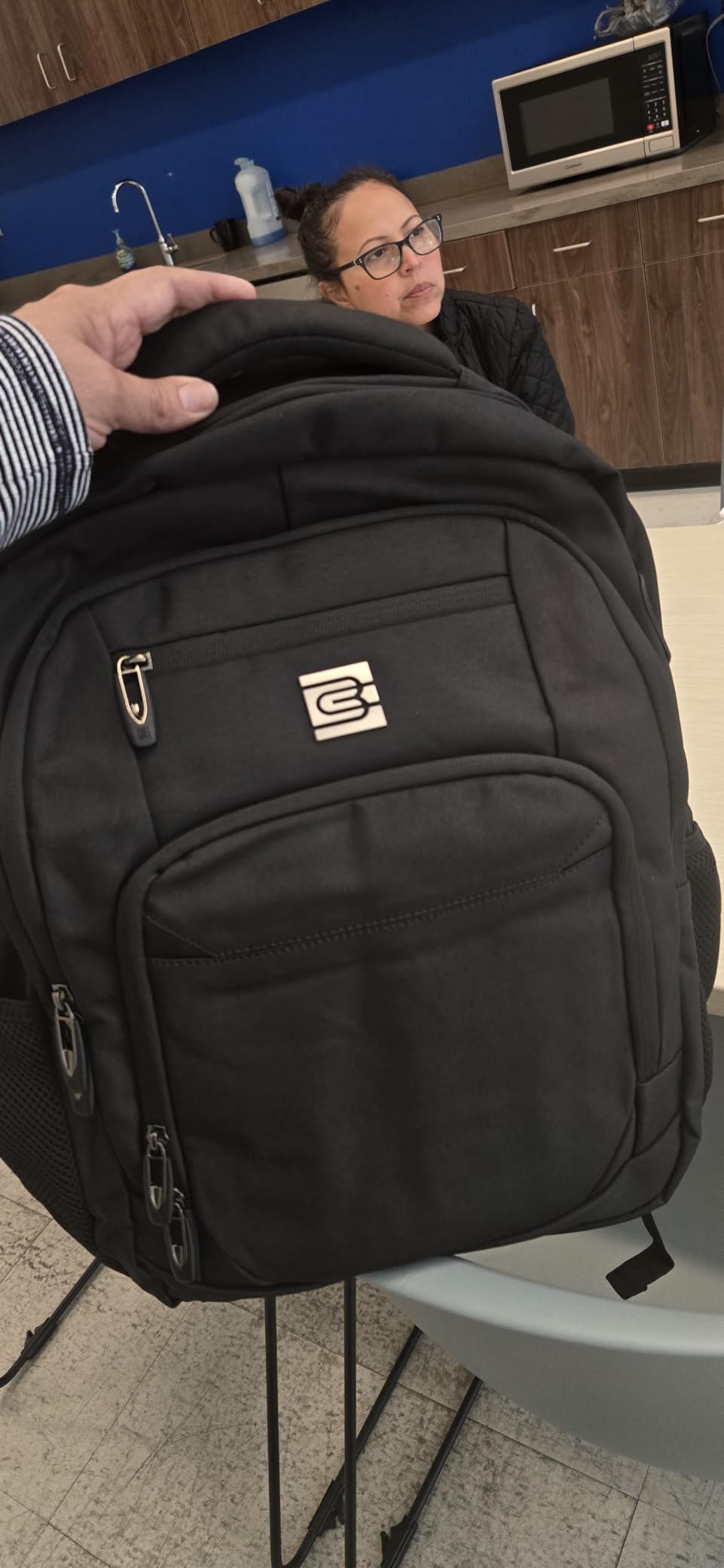 Volher Laptop Backpack,Business Travel Anti Theft Slim College Backpack customer photo 2