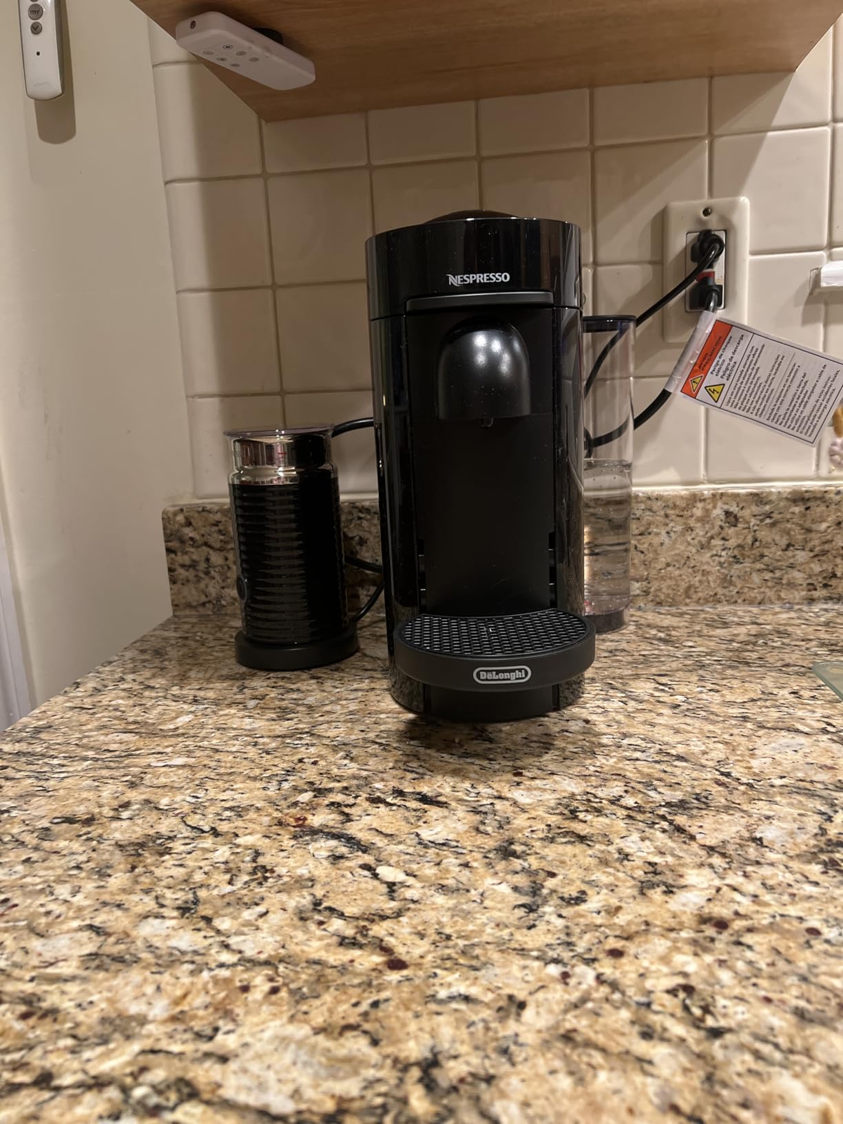 Nespresso Vertuo Plus Deluxe Coffee Machine with Milk Frother, Matte Black customer photo 1