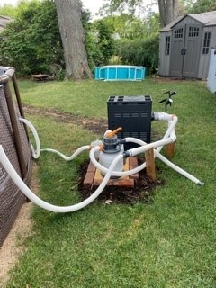 Bestway 58498E Flowclear 1500 Gallon Sand Filter Pool Pump for Above Ground 300 to 11,200 Gallon Swimming Pools with Adapter (Sand is Sold Separately) customer photo 1