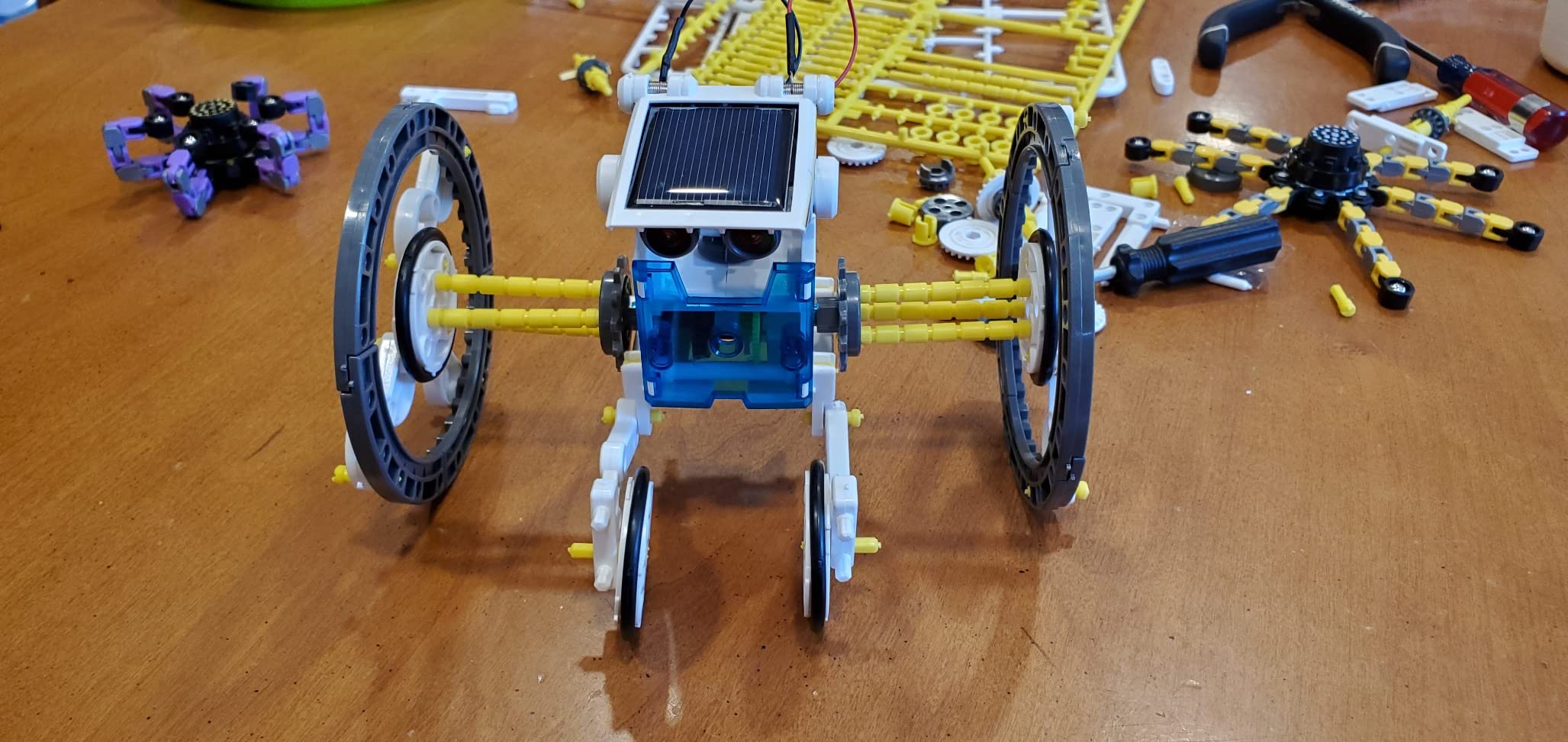TEACH TECH SolarBot.14 STEM Solar Robot Building Kit, Ages 10+ customer photo 1