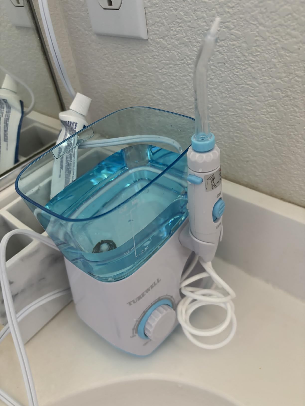 TUREWELL Water Dental Flossing Oral Irrigator for Teeth/Braces customer photo 1