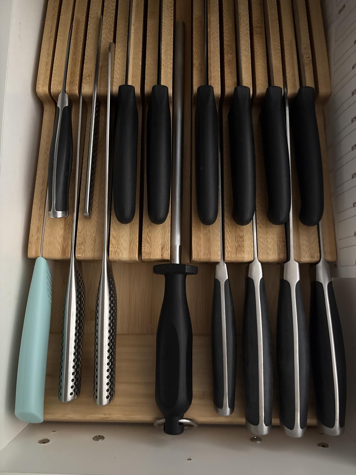 NIUXX Bamboo In-Drawer Knife Block Set for 16 Knives(Not Included) customer photo 1