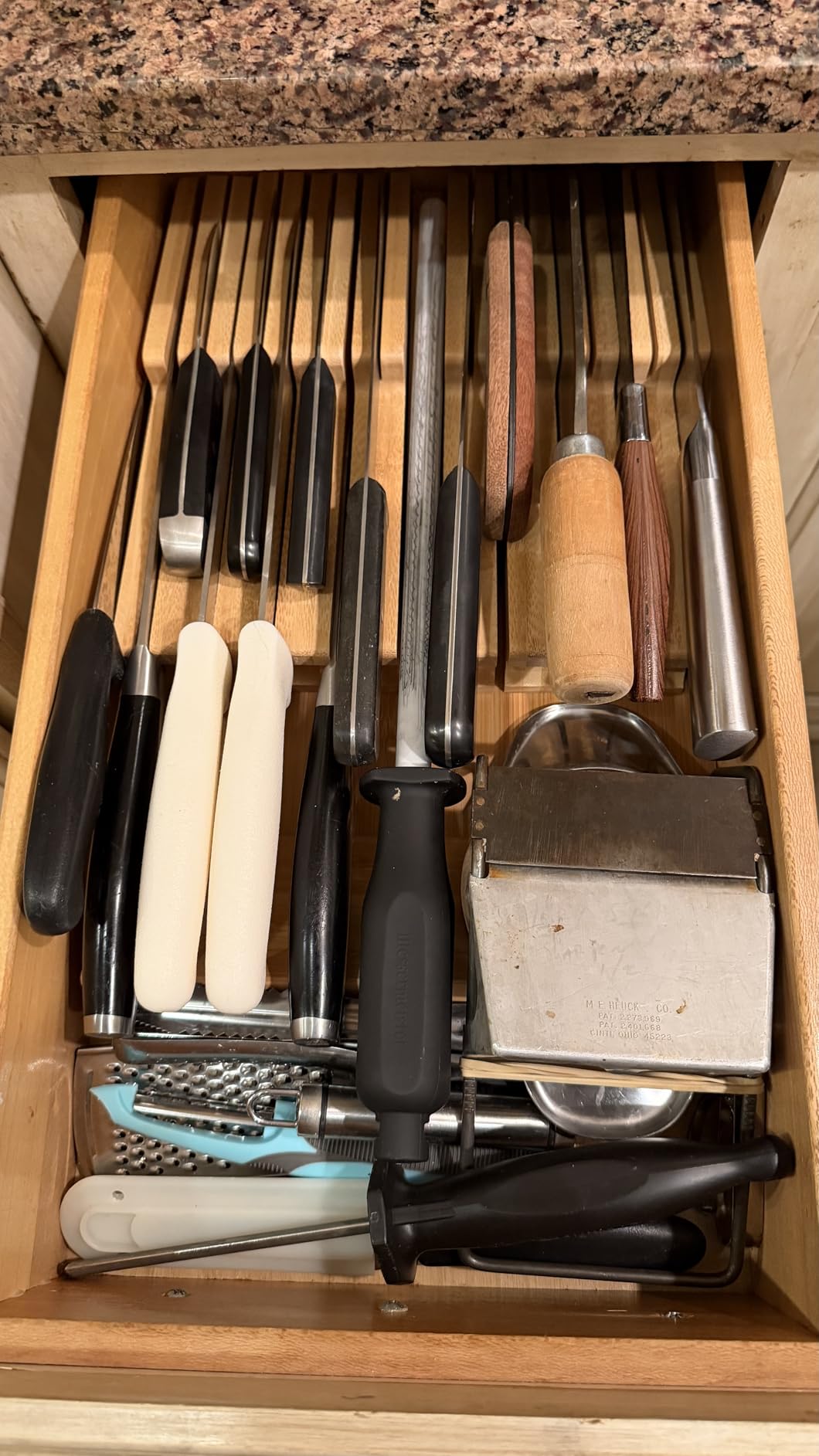 NIUXX Bamboo In-Drawer Knife Block Set for 16 Knives(Not Included) customer photo 2