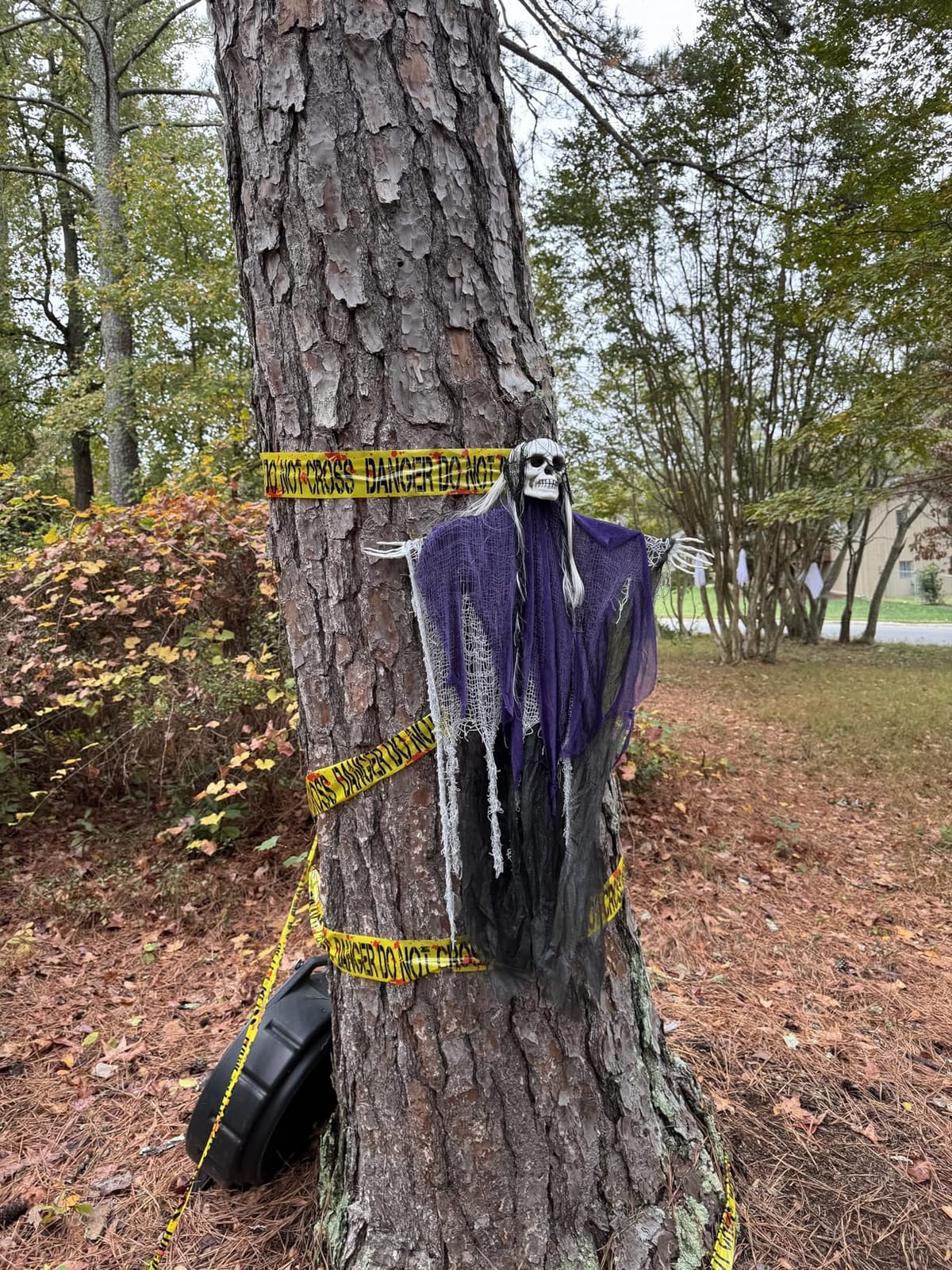 JOYIN 3 Pack Hanging Halloween Skeleton Ghosts Decorations, Grim Reapers for Best Halloween Outdoor Decorations customer photo 2