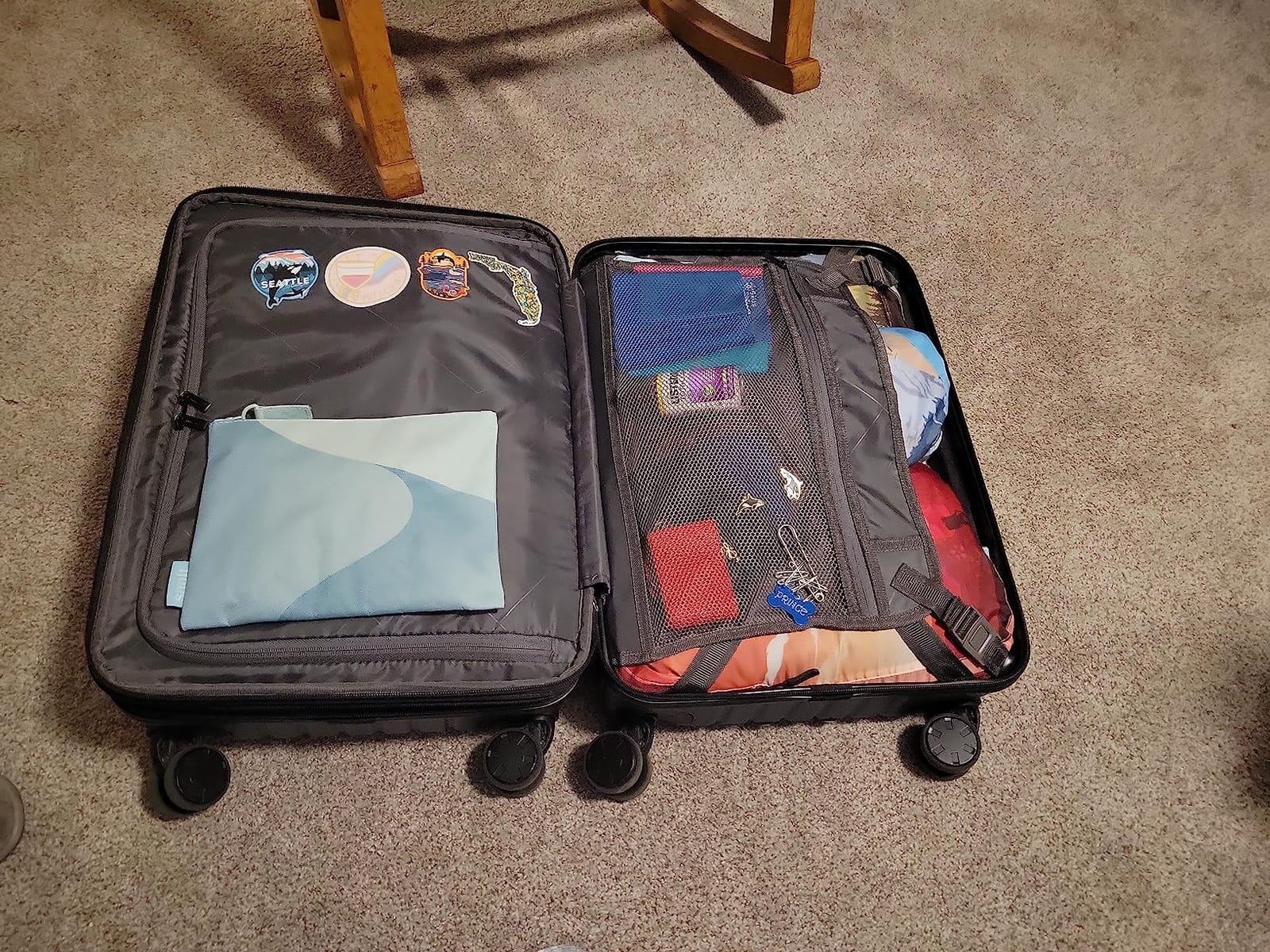 LEVEL8 Carry on Luggage Airline Approved, 20“ Expandable Carry on Suitcase customer photo 2