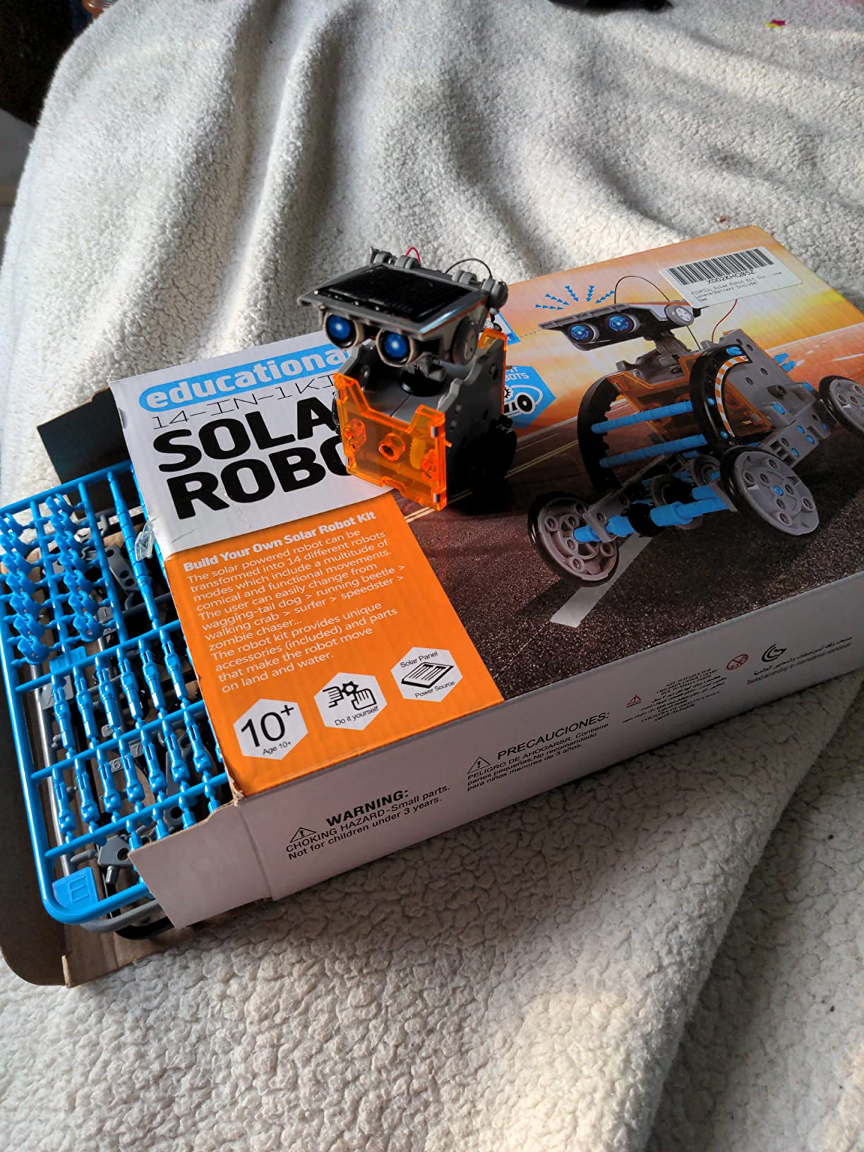 Solar Robot Kit, 14-in-1 STEM Building Toy for Kids DIY Science Robotic Set customer photo 1