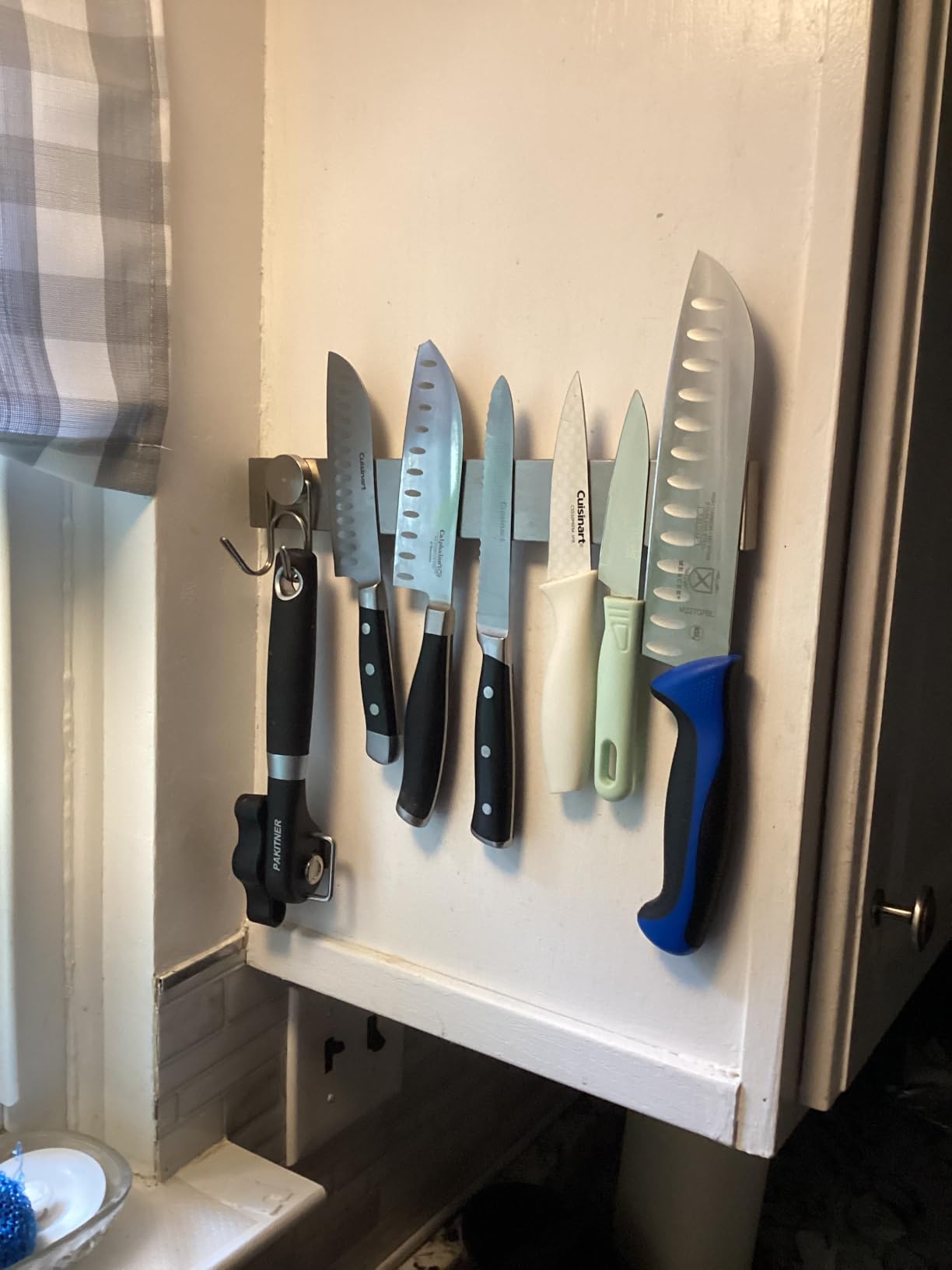 Ninonly 16 Inch Magnetic Knife Holder for Wall, Stainless Steel Knife Strip customer photo 1