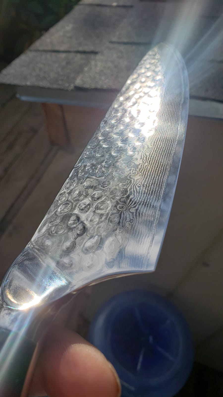 Damascus Chef Knife, 8-inch Damascus Steel Chef's Knife VG10 Forged Kitchen Knife High Carbon 67-Layer Hammered Damascus Cooking Knife, Meat Fruit Vegetable Gyuto Knife w/Ergonomic G10 Handle customer photo 2