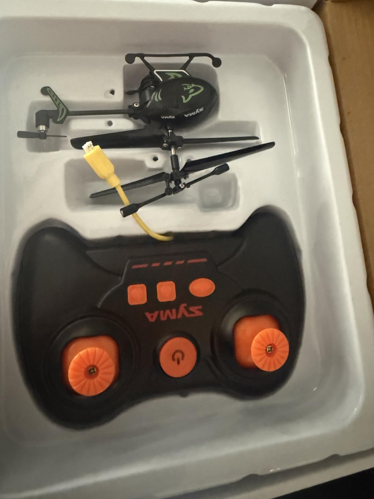 SYMA S100 Mini RC Helicopter for Kids, Indoor Flying, Altitude Hold, Black customer photo 2