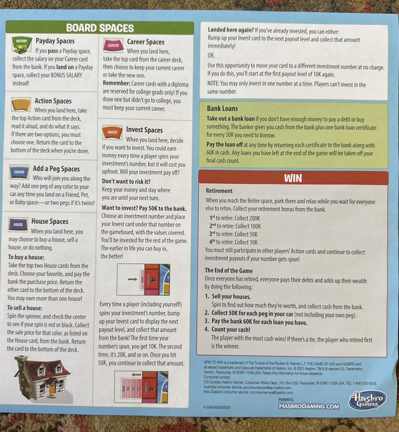 The Game of Life Board Game, Family Games for Kids Ages 8 and Up, Pegs Come in 6 Colors, Family Board Games for 2 to 4 Players customer photo 1