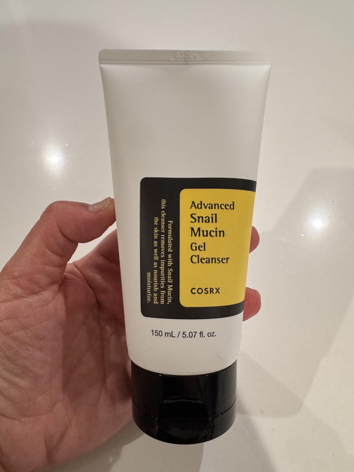 COSRX Advanced Snail Mucin Gel Cleanser for Dull, Sensitive Skin 5.07 oz. customer photo 2
