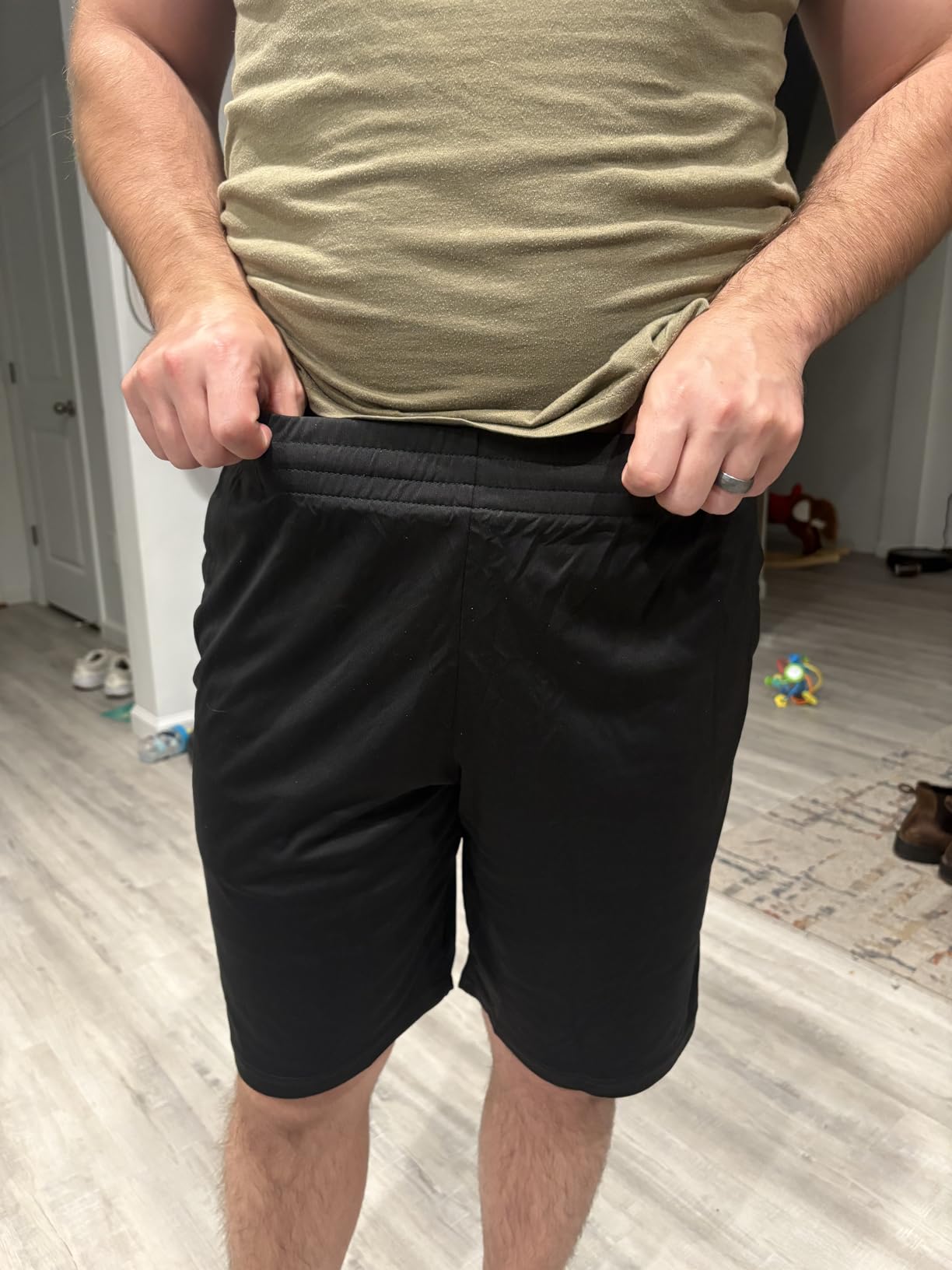 BALENNZ Mens Athletic Shorts with Pockets Quick Dry Workout Shorts Men customer photo 1