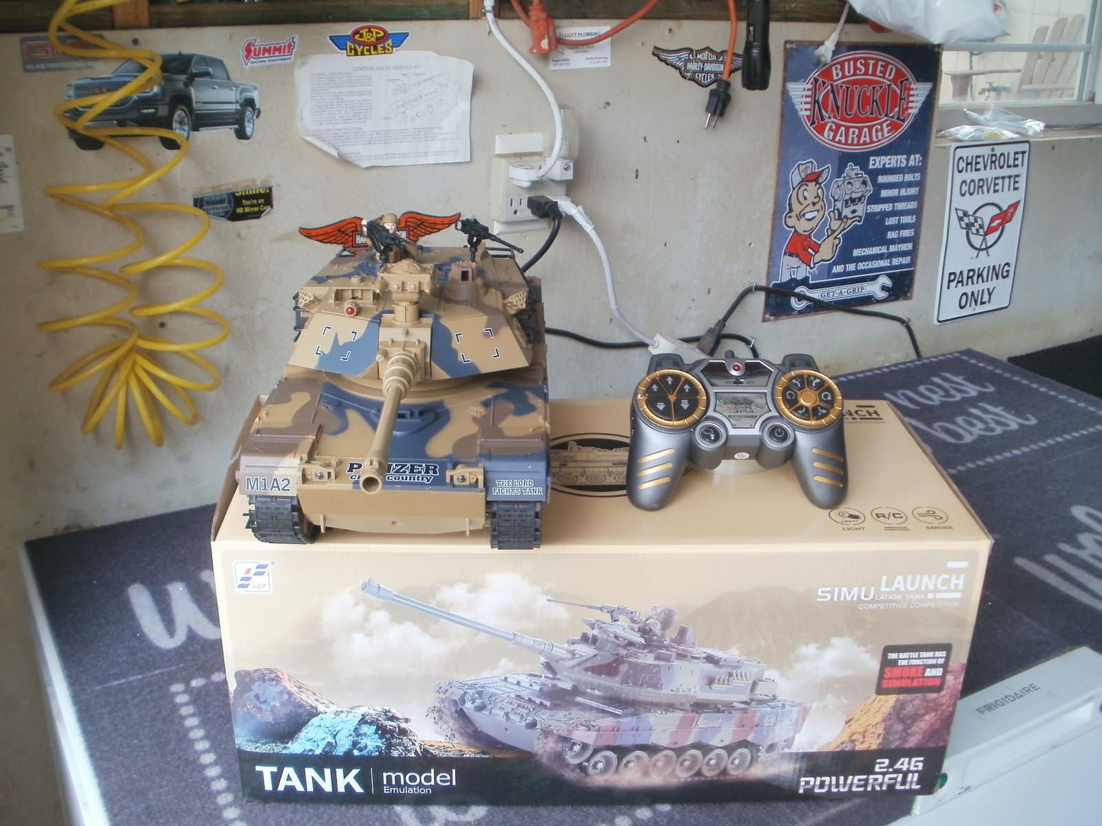 fisca 1/18 Remote Control M1A2 RC Tank with 2.4Ghz, 15 Channel, Smoking - Abrams Main Battle Tank that Military Toy for Kids and Adults customer photo 2