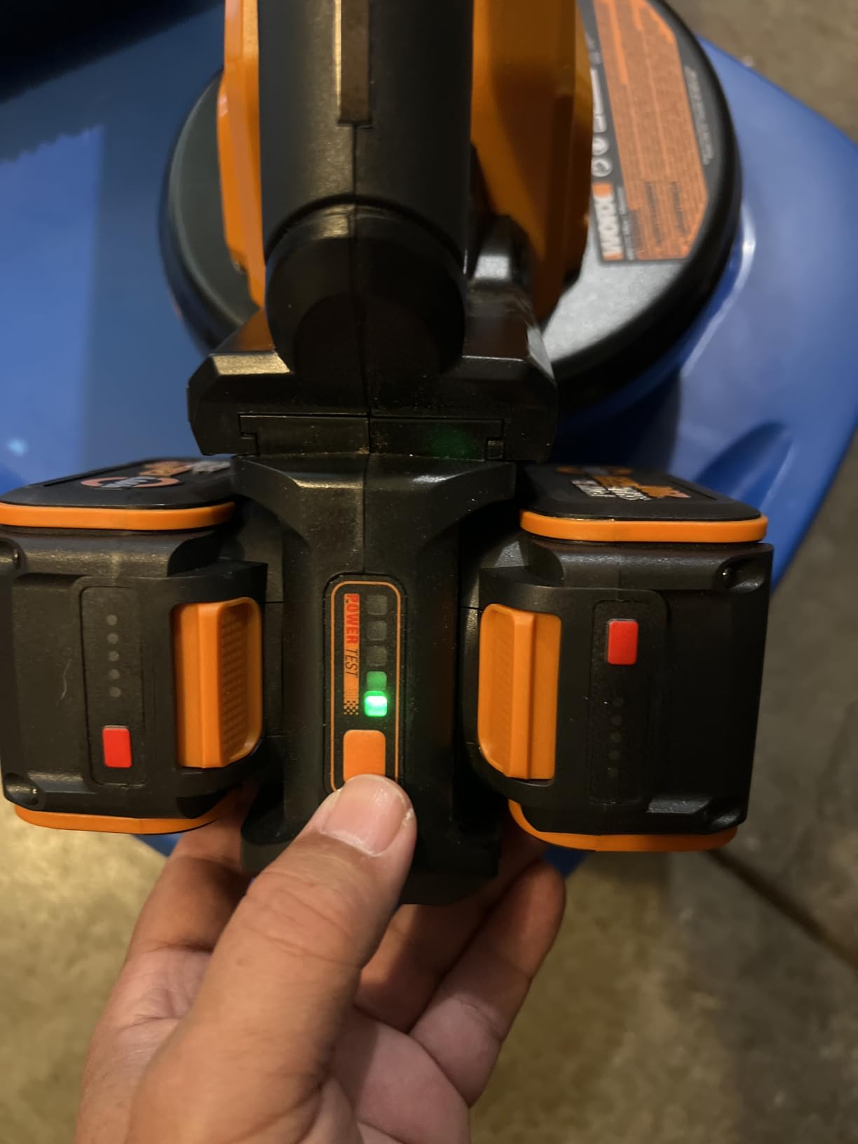 WORX 40V 3-in-1 Cordless Leaf Blower/Leaf Vacuum/Leaf Mulcher, WG583 customer photo 1