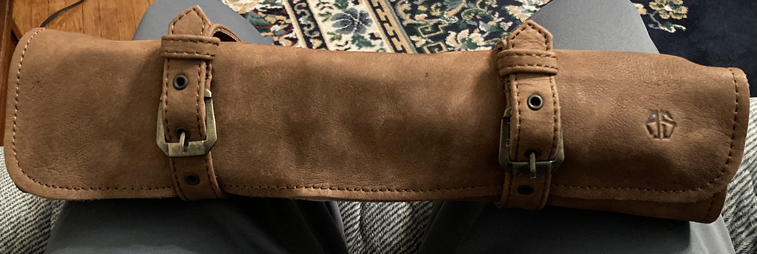 Knife Roll Bag Genuine Leather – Chef`s knife bag 7 slots – Leather Knife Case Sam customer photo 1