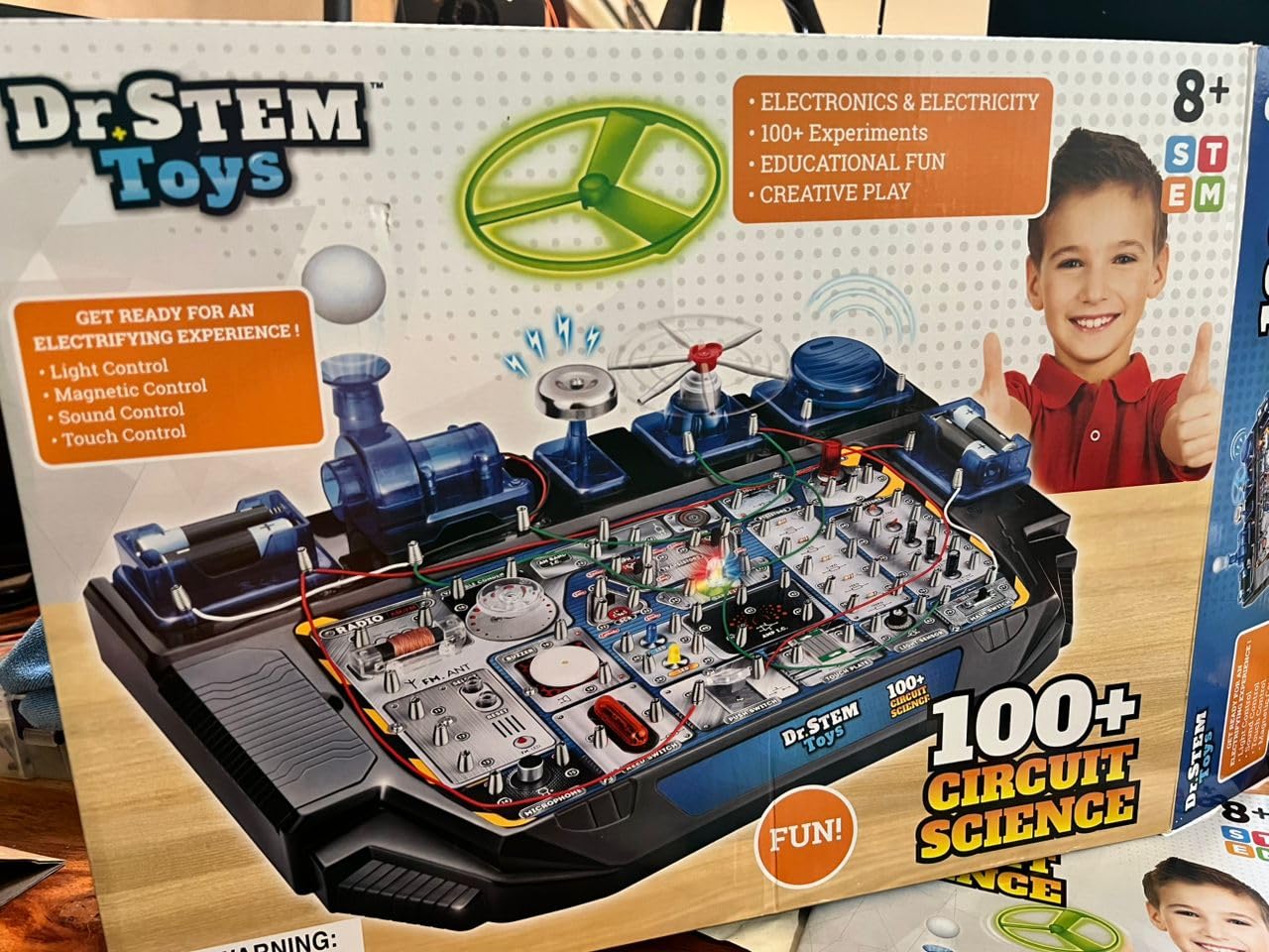 Dr. STEM Toys Circuit Science Kit, Includes Over 100 Electrical Experiments with Lights, Sounds, and Action - for Boys and Girls Ages 8+ customer photo 1