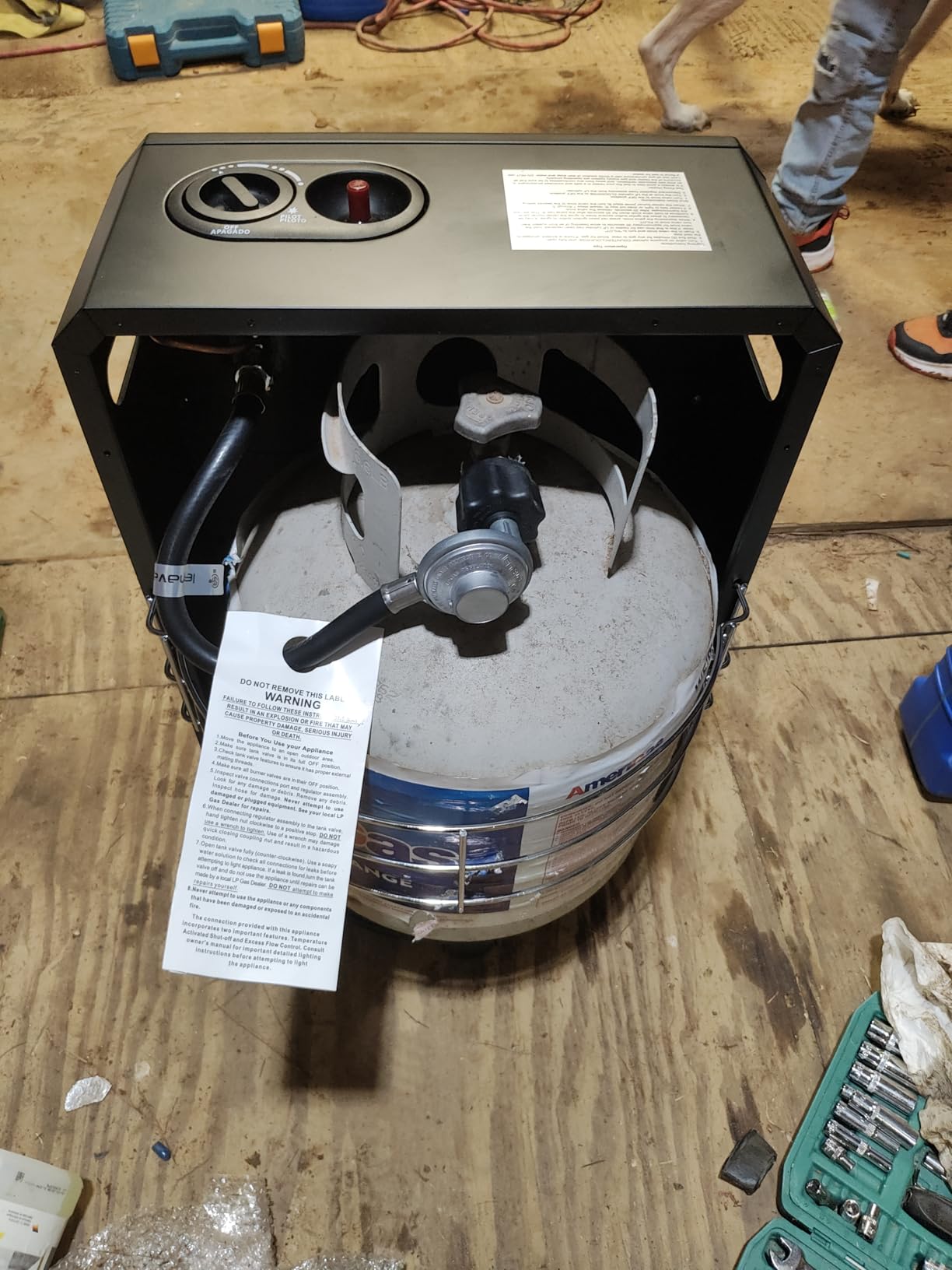 GASLAND 18,000 BTU Propane heater Indoor Outdoor, Max Heat 450 Sq.Ft,MHA18R customer photo 2
