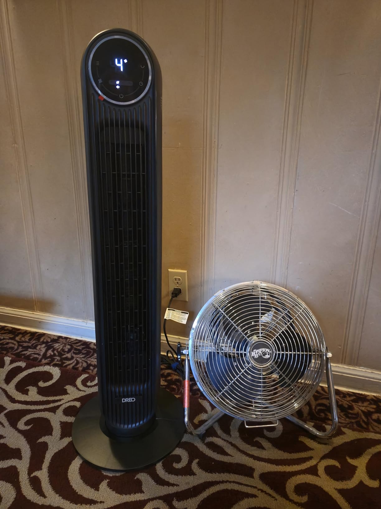 DREO Tower Fan for Bedroom, 28ft/s Velocity, Ultra Quiet Fan, 8 Speeds customer photo 1