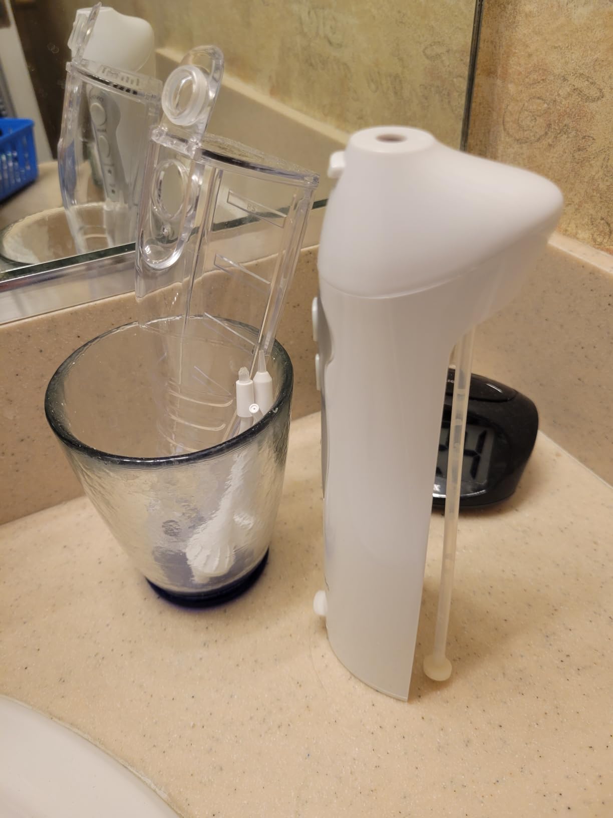 AquaSonic Aqua Flosser Water Flosser, ADA Accepted, Black customer photo 2