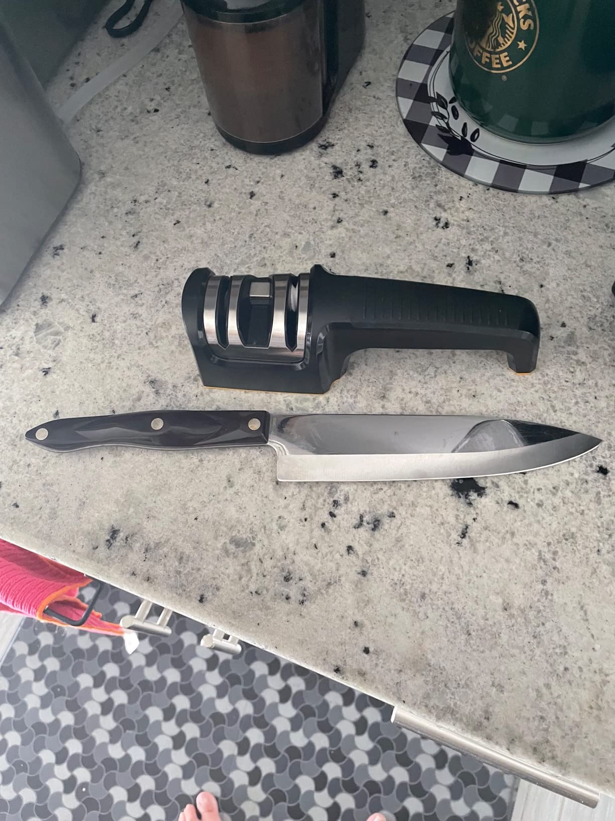 Work Sharp Pull Through Kitchen Knife Sharpener customer photo 1