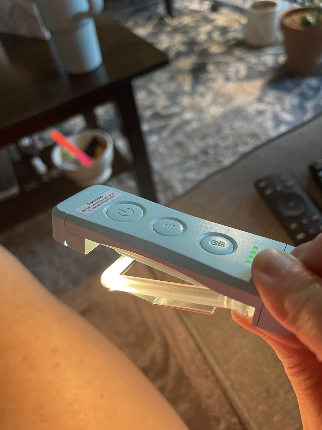 Glocusent USB Rechargeable Book Light, Portable Clip-on LED Reading Light customer photo 1