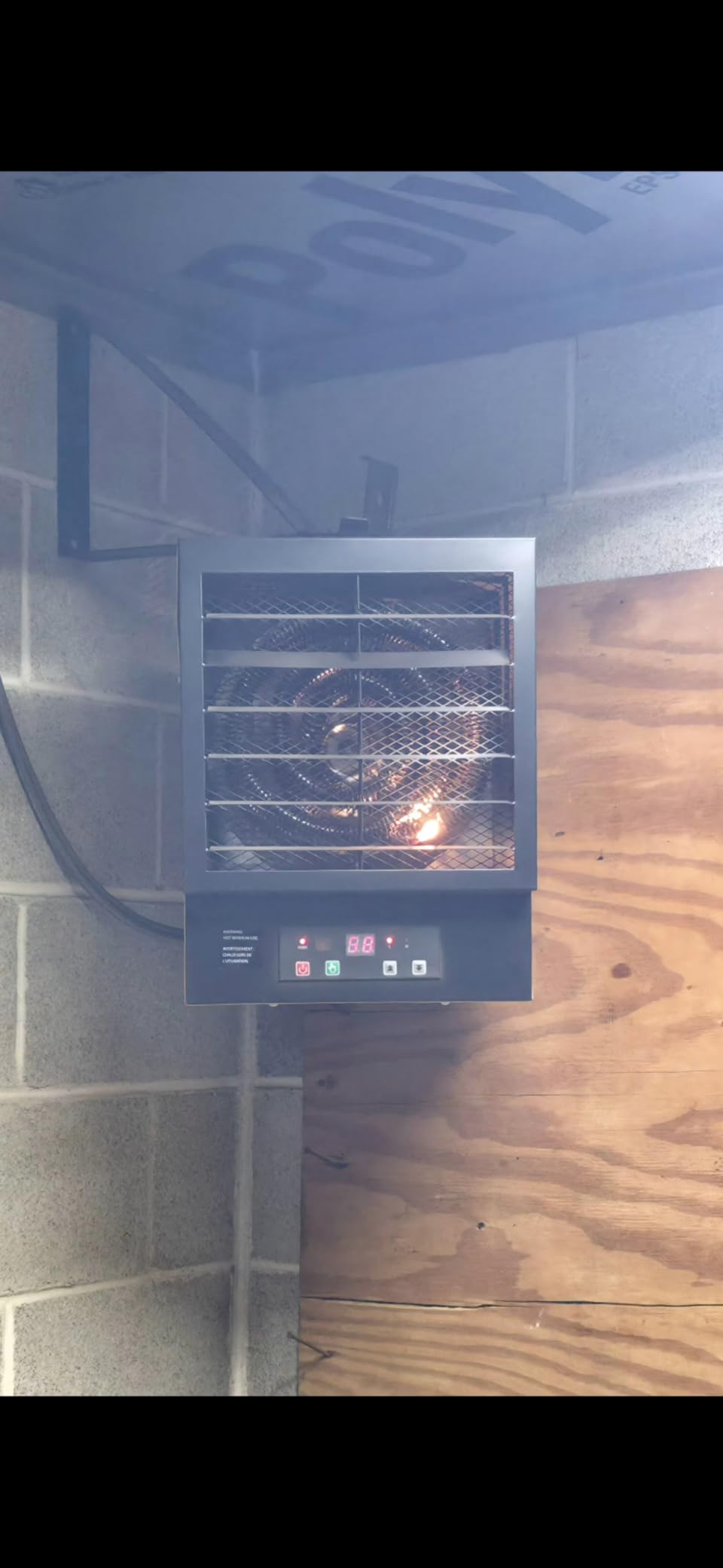 Dura Heat 240 Volt Hard-Wired Garage Heater, Remote, 10,000 Watt - EWH9615 customer photo 2