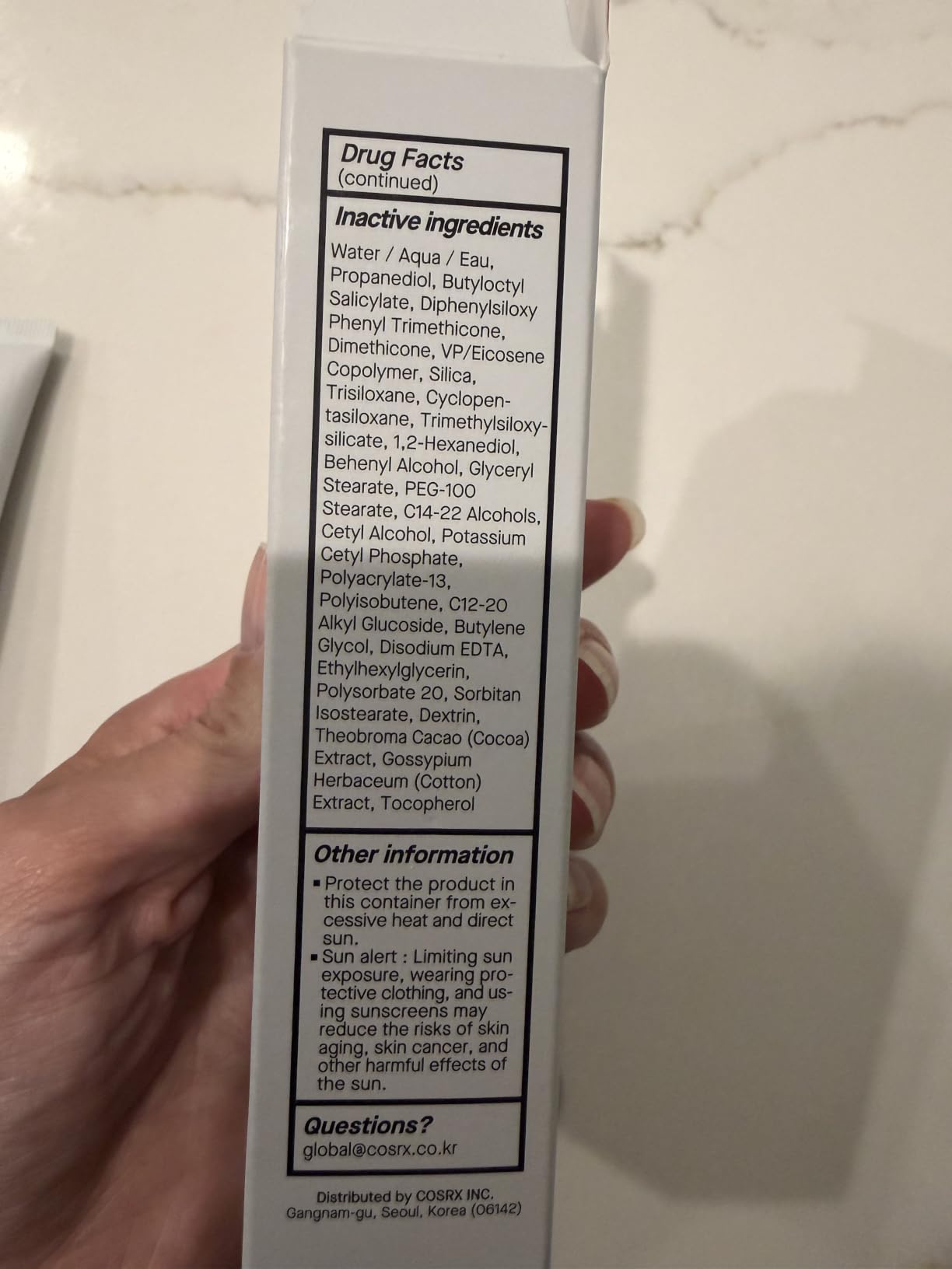 COSRX Vitamin E Sunscreen SPF 50, Natural Glow, for Oily Skin, 1.69 fl oz customer photo 2