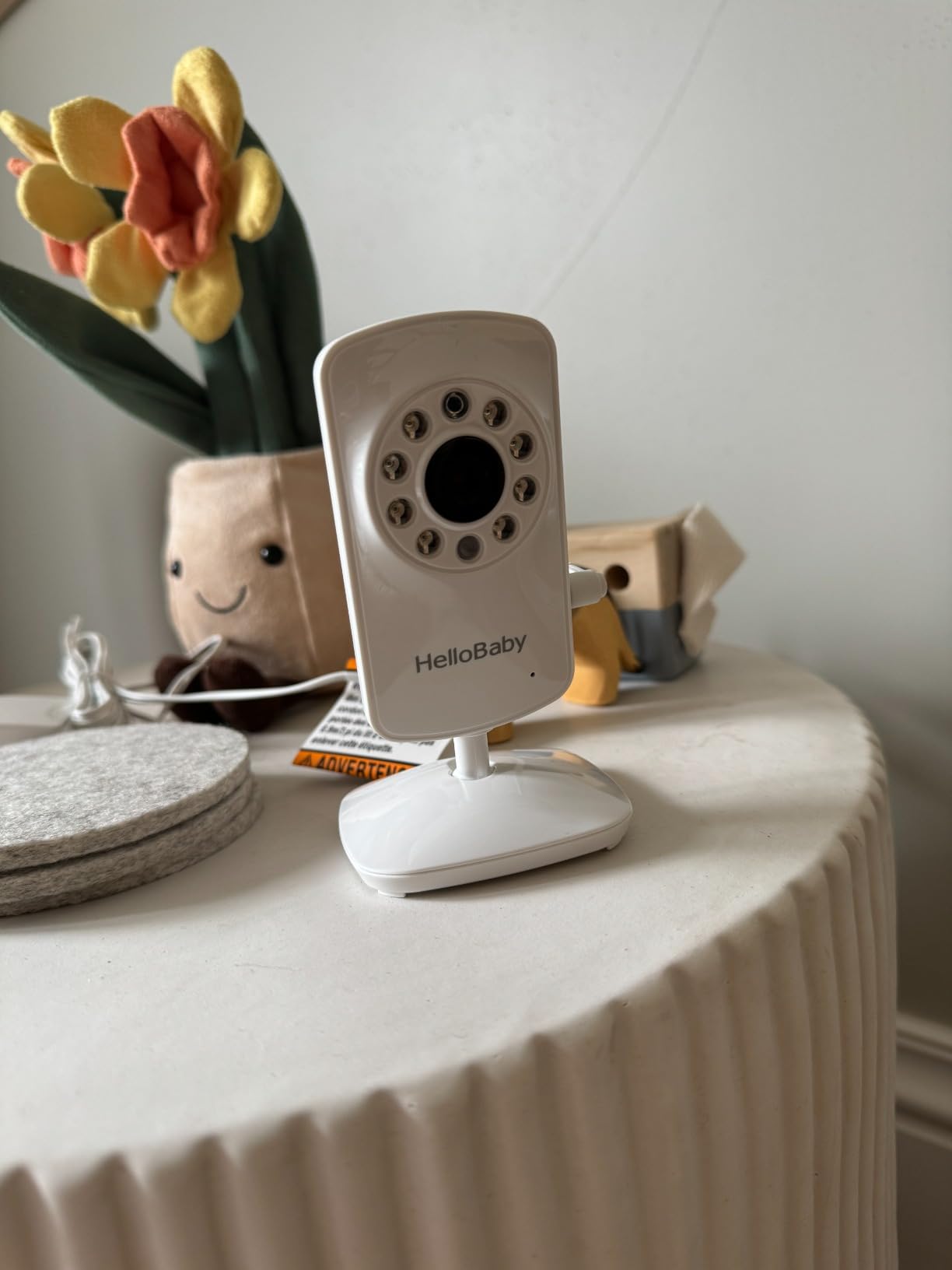 HelloBaby HB30 Video Baby Monitor with Digital Camera and Audio, No WiFi No App Safety Baby Monitor, 8 Languages, Auto Night Vision, 1000ft Transmission Range, 2.4 inch Portable Screen customer photo 1