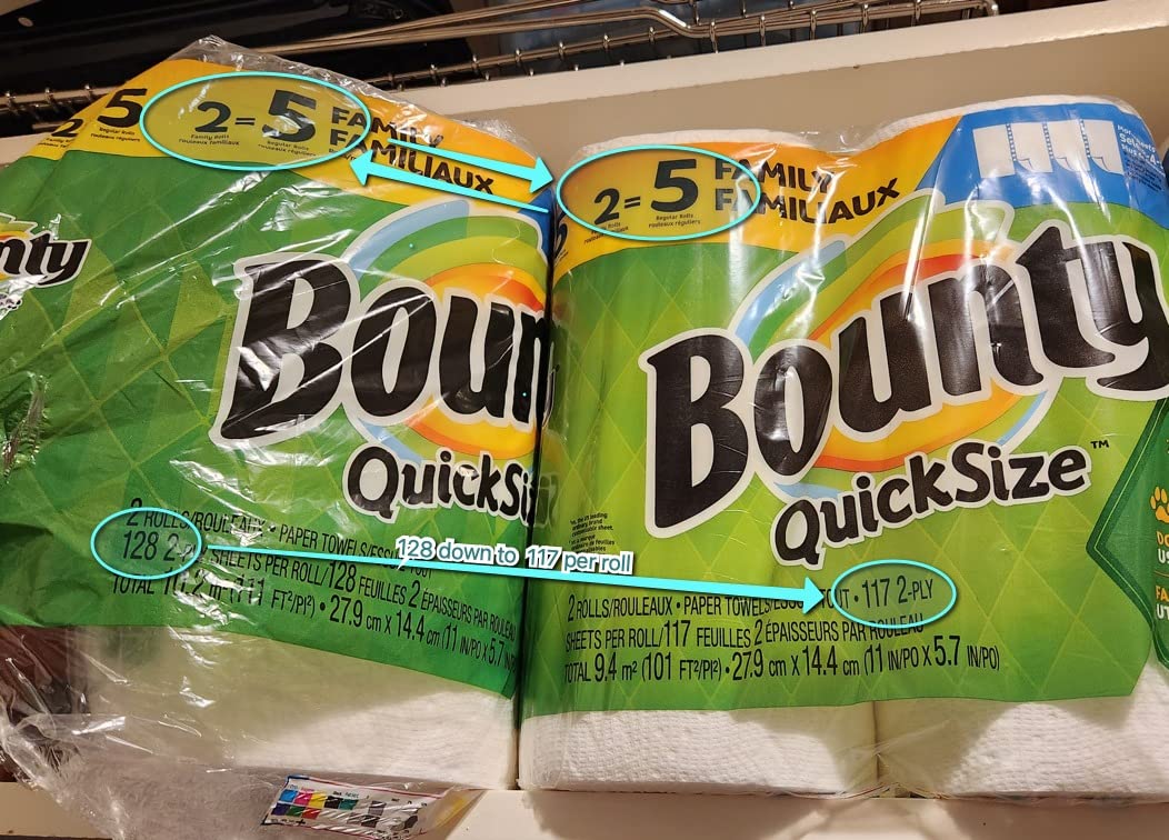 Bounty - Paper Towels - Select-A-Size Paper Towels - 2-Ply - Paper - 19.49