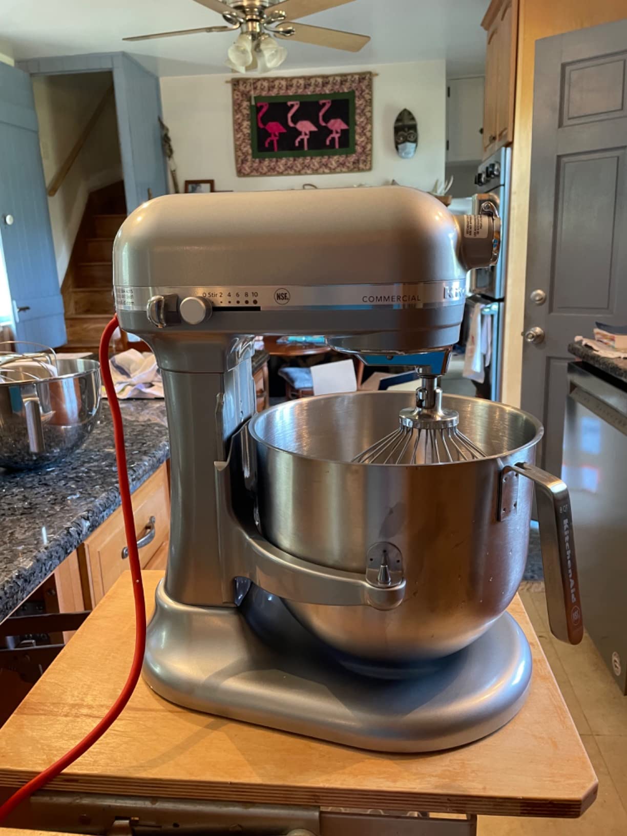 KitchenAid KSM8990CU 8-Quart Commercial Countertop Mixer, 10-Speed, Gear-Driven, Contour Silver customer photo 2