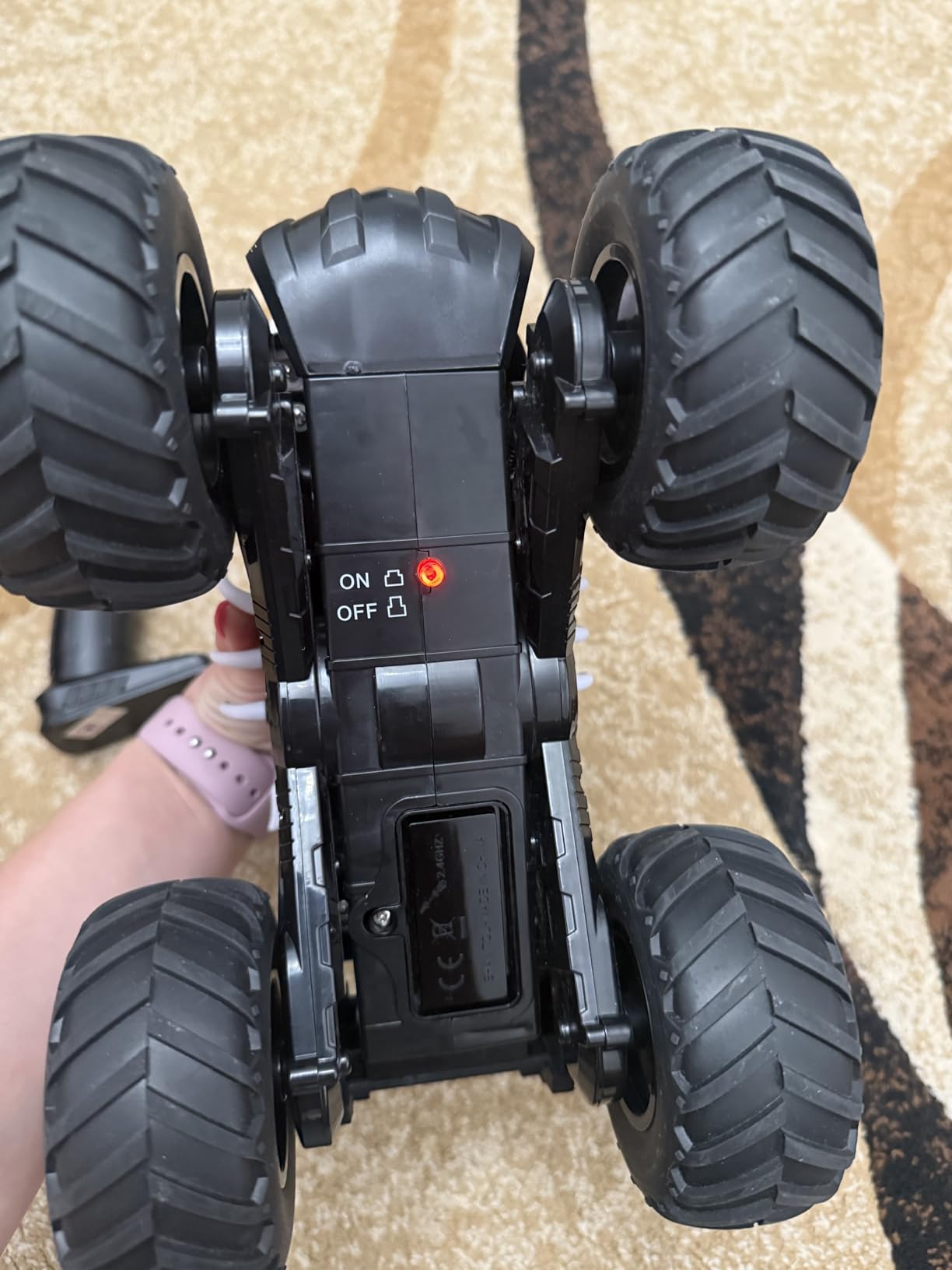 Threeking 1:16 Amphibious Monster Truck All Terrain Remote Control Car Toys customer photo 1