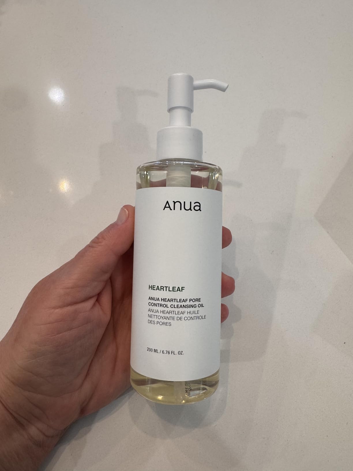 Anua Heartleaf Pore Control Cleansing Oil, Korean Skincare, 6.76 fl.oz customer photo 2
