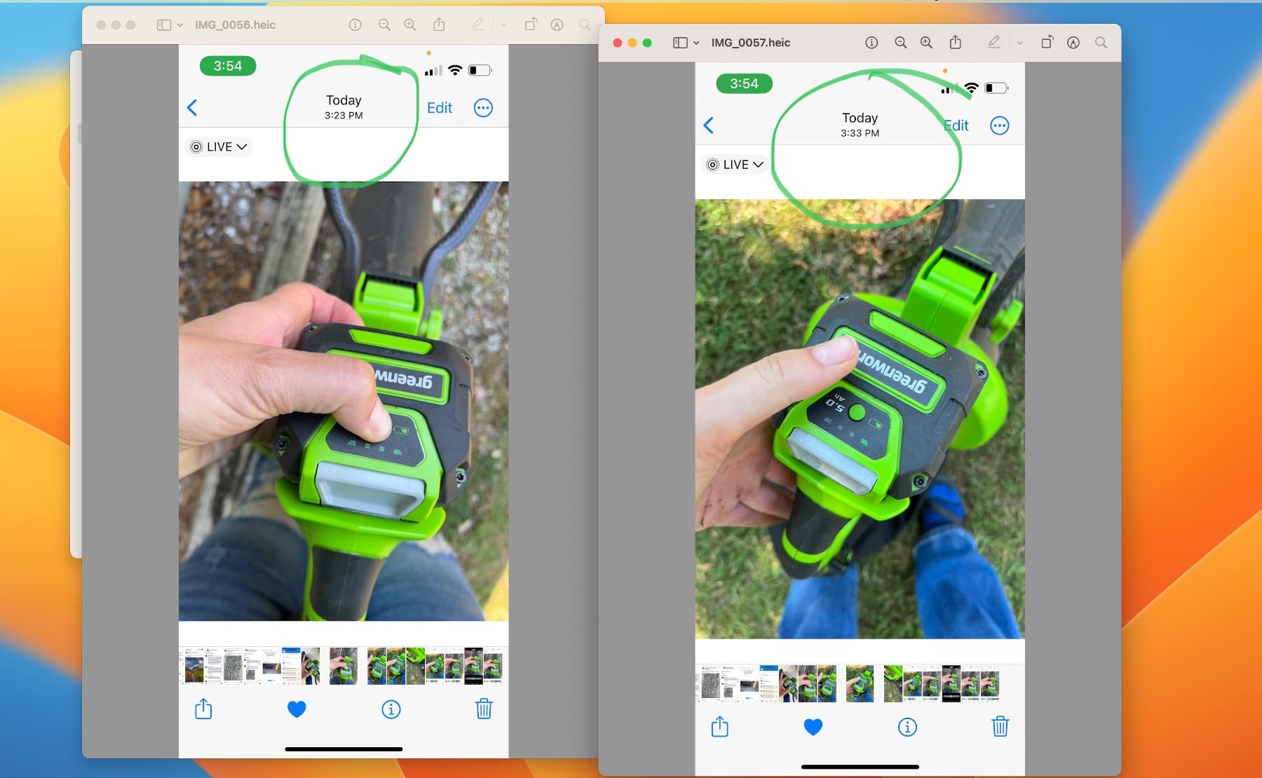 Greenworks 40V Leaf Blower / Vacuum, 505 CFM, 5.0 Ah Battery and Charger customer photo 2