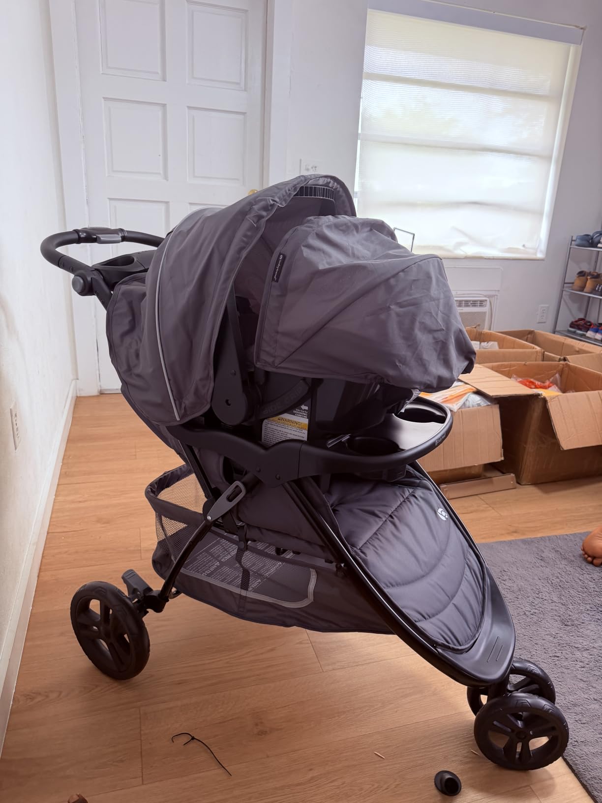 Baby Trend EZ Ride Travel System with EZ-Lift Infant Car Seat, Dash Grey customer photo 1