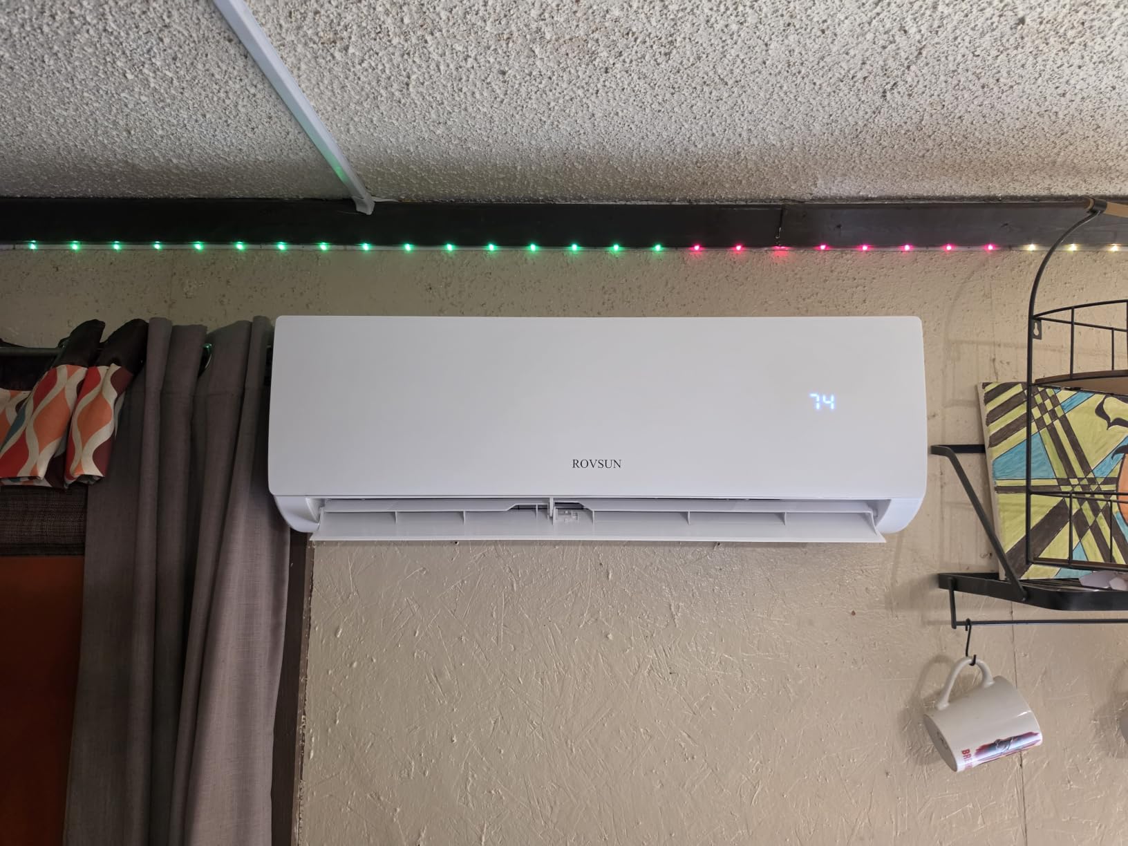 ROVSUN 12000 BTU Wifi Enabled Mini Split Air Conditioner & Heater with Inverter, 20 SEER2 Energy Saving 115V Ductless Split AC Unit with Pre-Charged Condenser, Heat Pump & Installation Kit customer photo 1