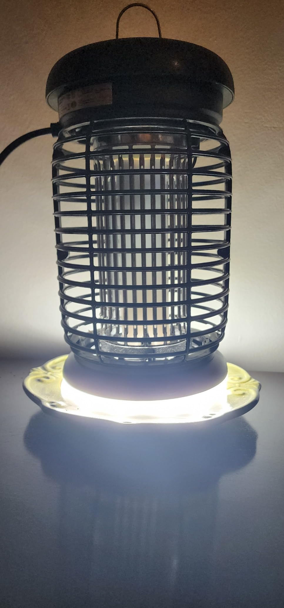 Endbug Bug Zapper, Bug Zapper Outdoor Indoor with LED Light, Electric Mosquito Zapper Fly Zapper, Waterproof Mosquito Killer Insect Zapper Fly Trap for Outside Patio Garden Backyard Home, Plug in customer photo 1