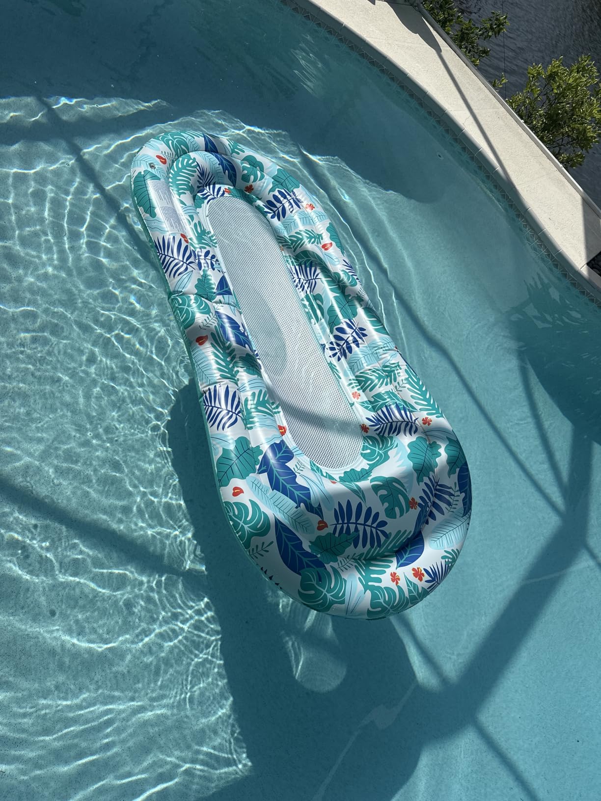 Stonful 2 Pack Inflatable Pool Floats Lounger, Pool Rafts for Adults customer photo 2