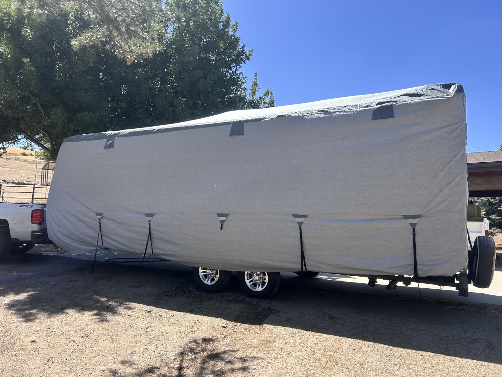 Mofeez Travel Trailer RV Cover 9 Layers for 24'-27' Camper Cover RV Covers customer photo 1
