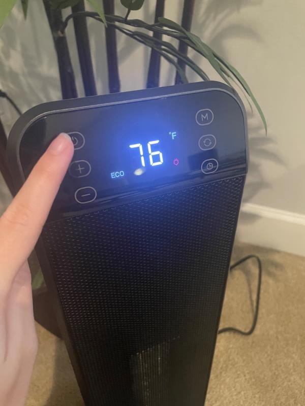 DREO 25 Inch Electric Space Heater for Indoor Use, Large Room, Thermostat customer photo 1